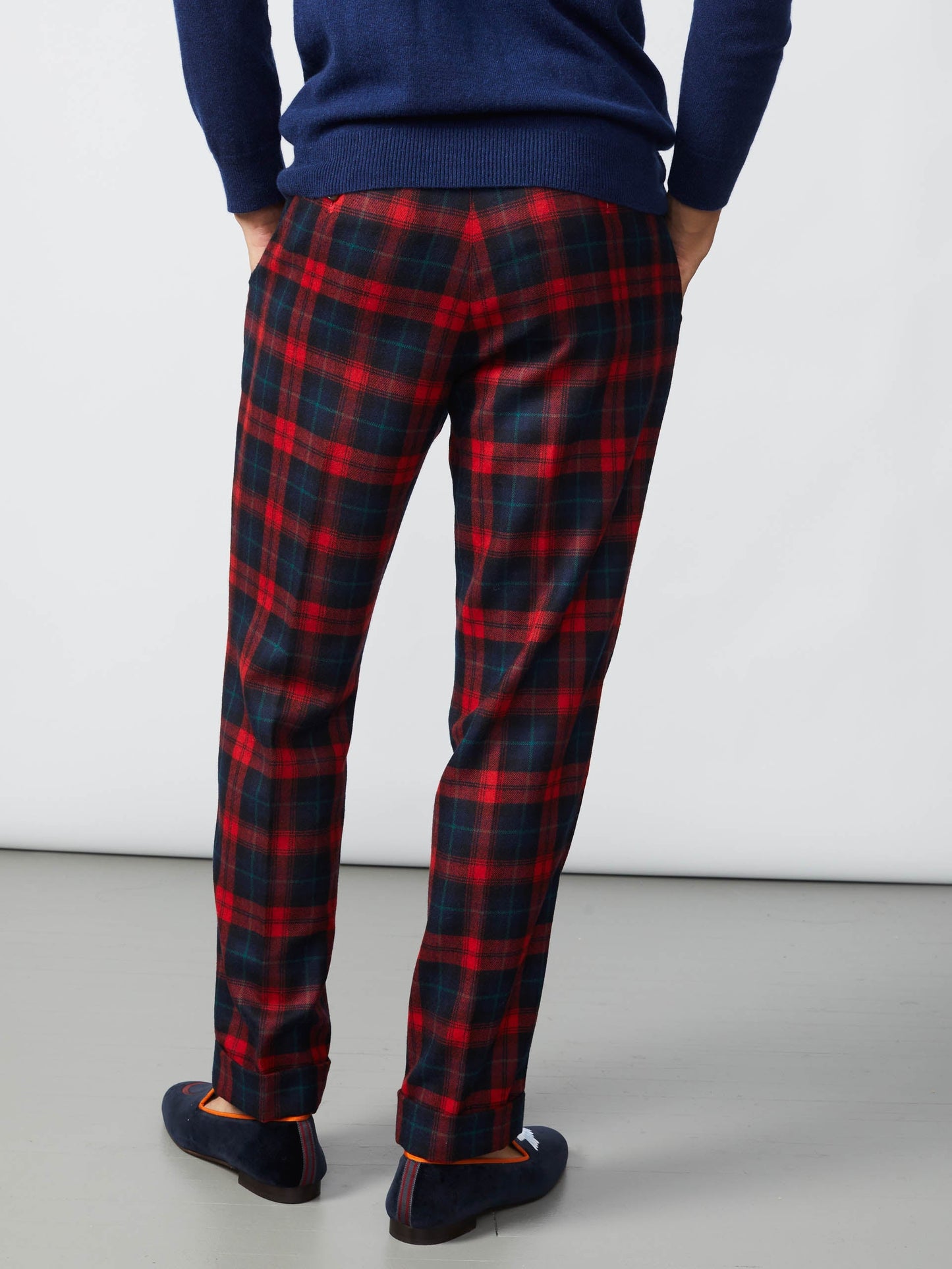 Lange Wool Pants in Tartan
