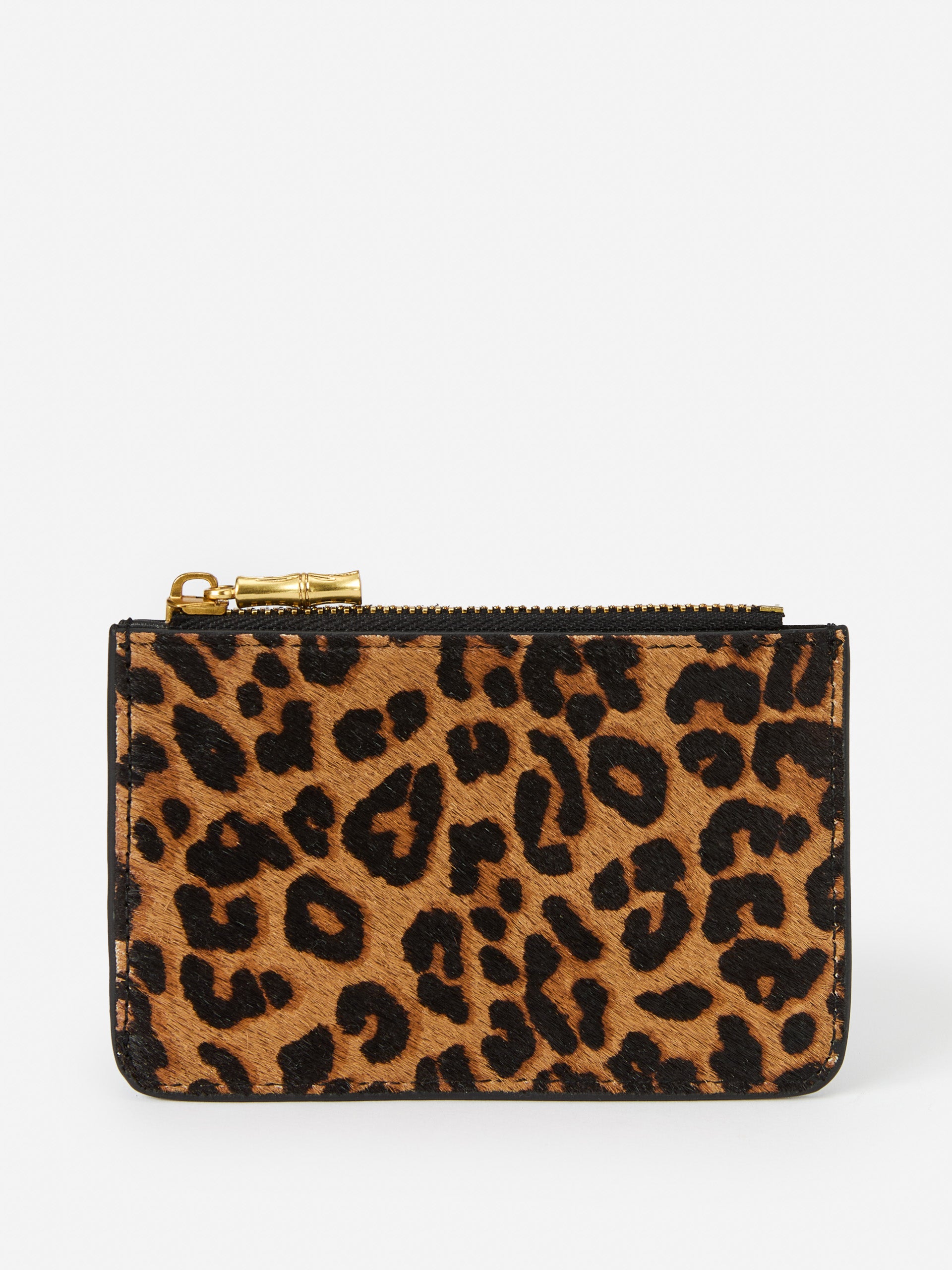 J.McLaughlin Libi Wallet in brown/multi made with pony hair/leather.
