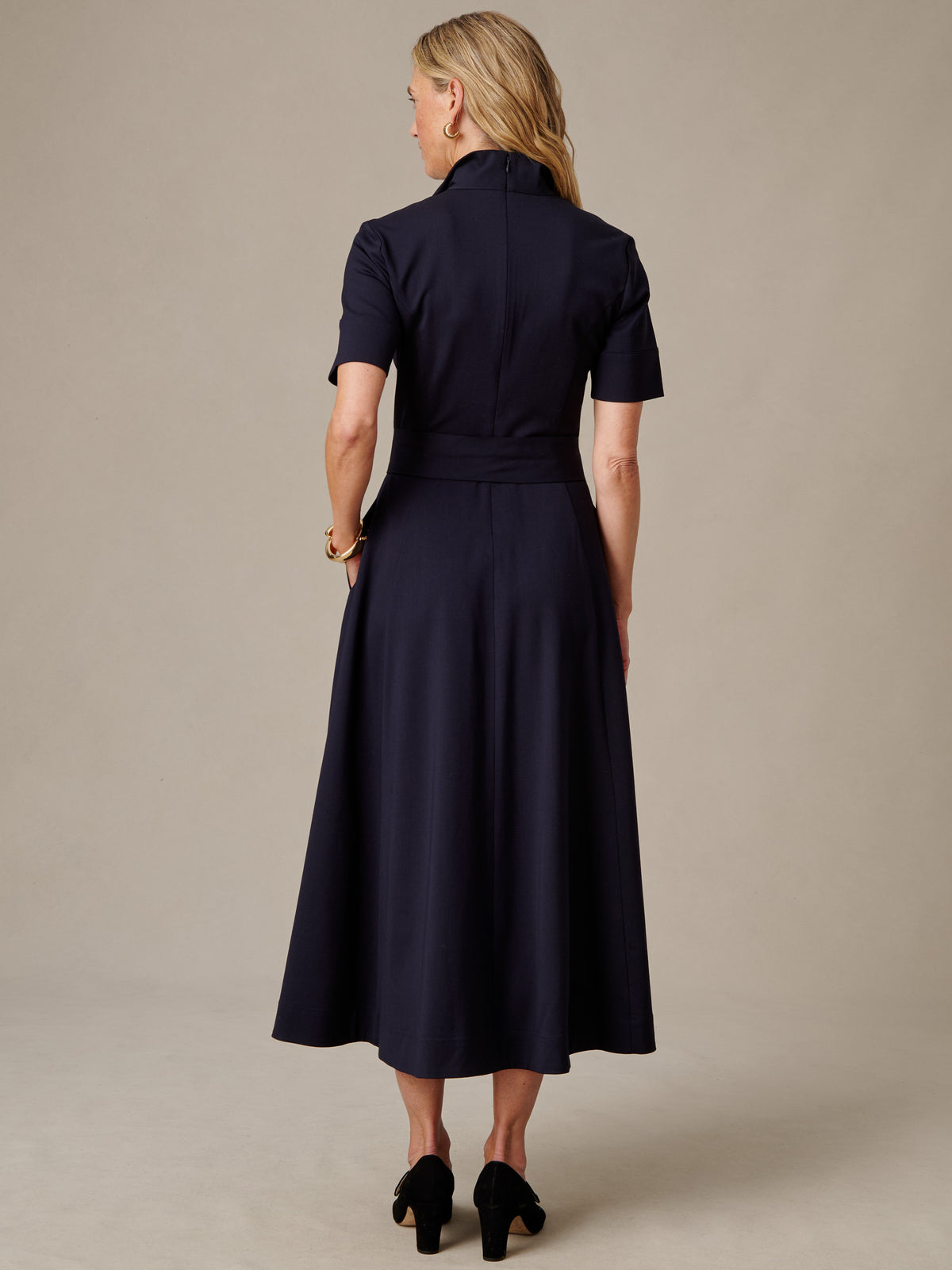 Lily Wool Twill Dress