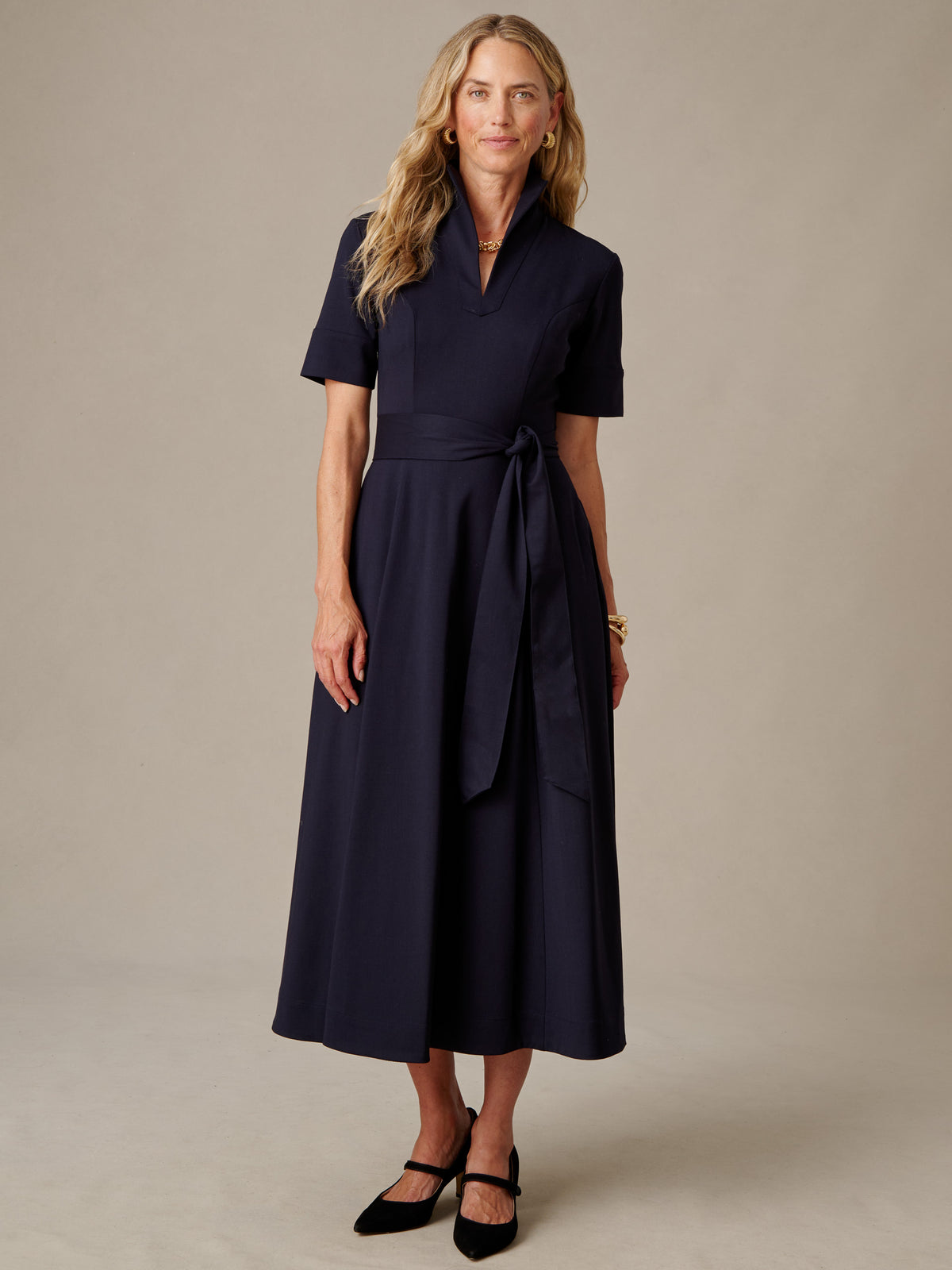 Lily Wool Twill Dress