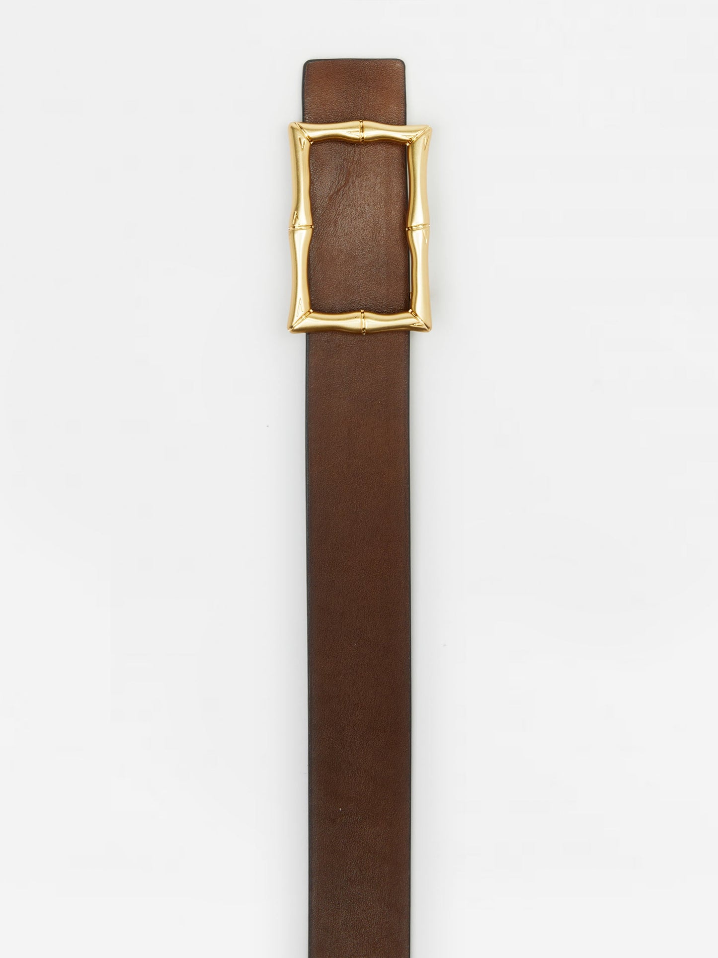 J.McLaughlin Lina Reversible Leather Belt in black/cork made with leather fabric.