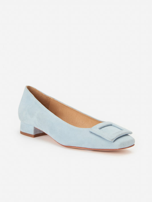Lisbeth Suede Block Heels