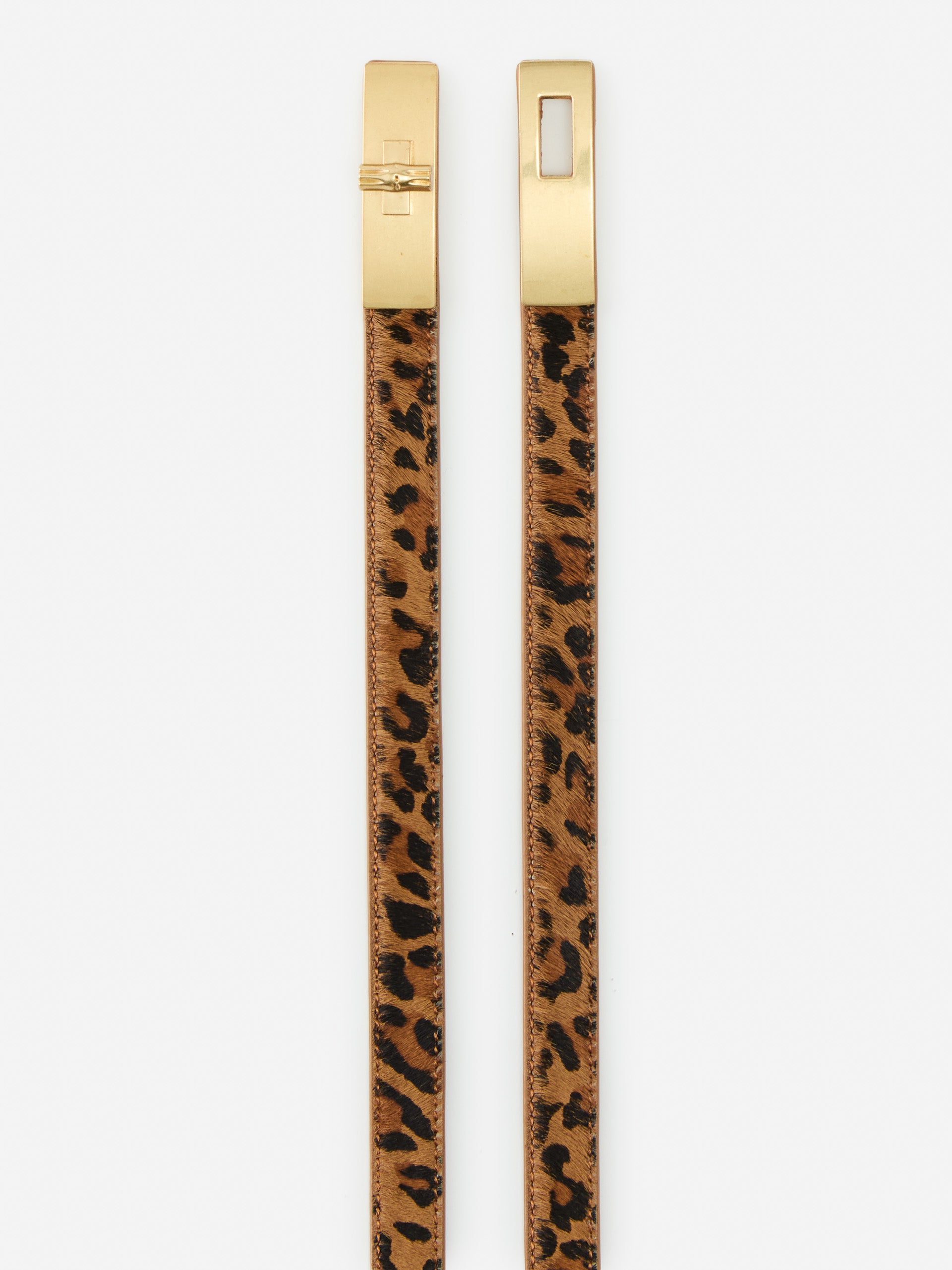 J.McLaughlin Liv belt in brown/multi made with pony hair. 