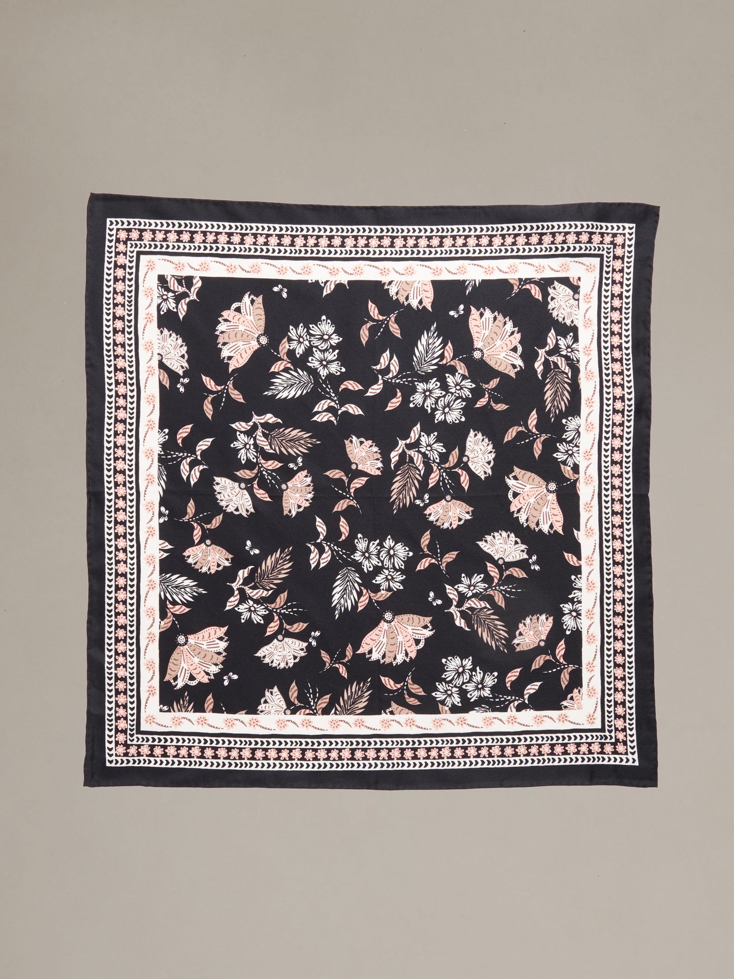 The Eloise Silk Scarf in Hastings Garden