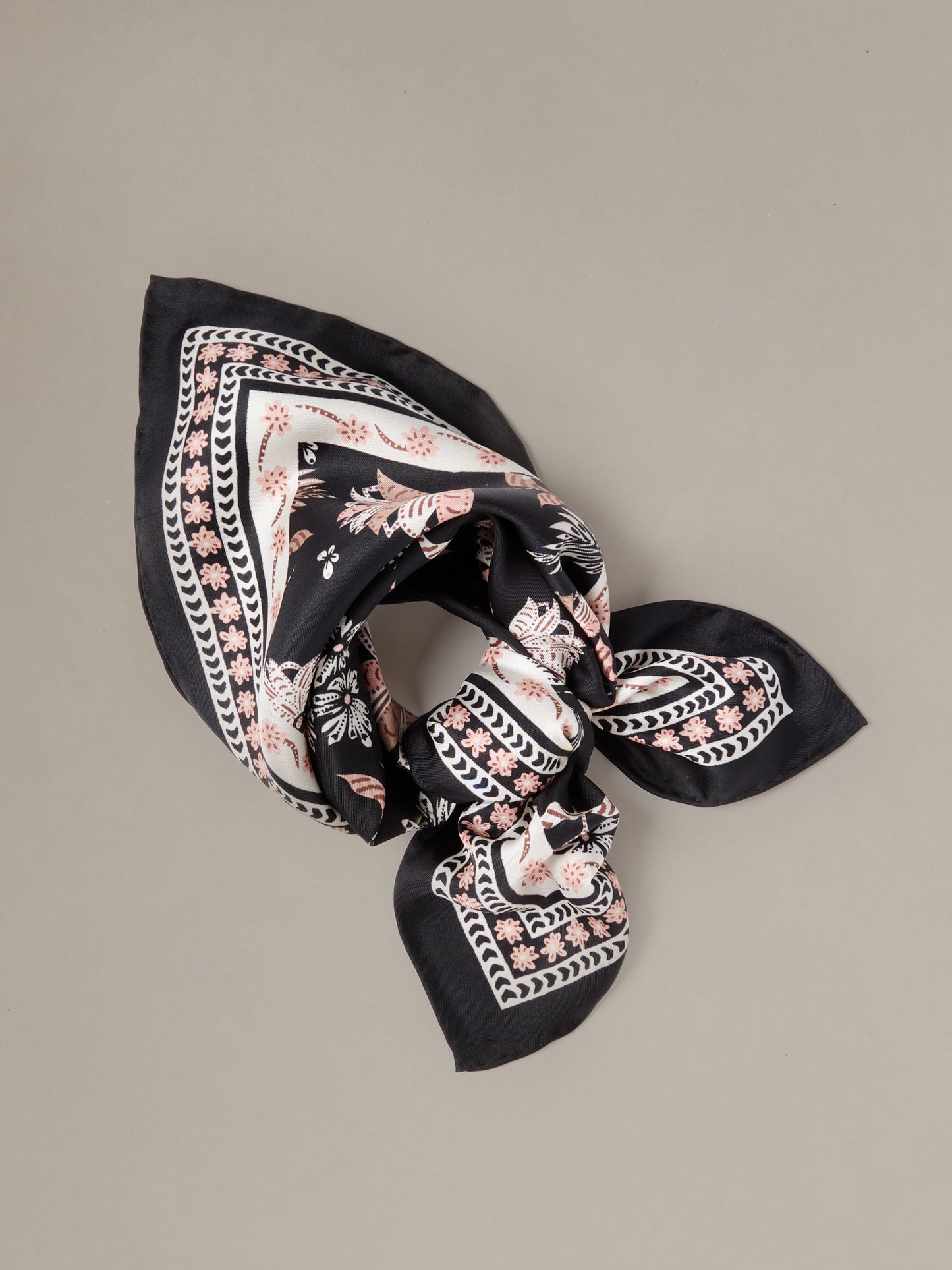 The Eloise Silk Scarf in Hastings Garden