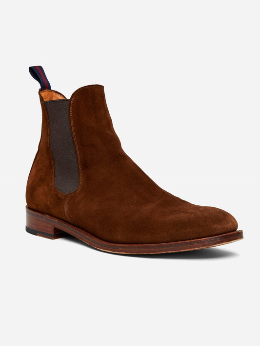 J.McLaughlin Crenshaw boots in polo made with suede.