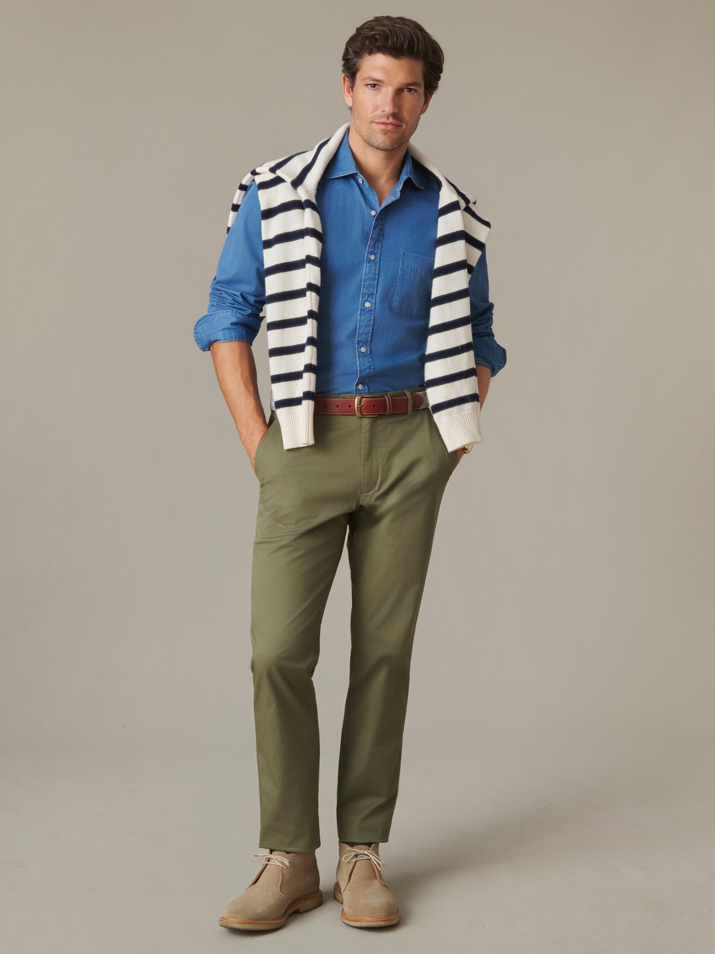 Gramercy Cotton Chambray Shirt
