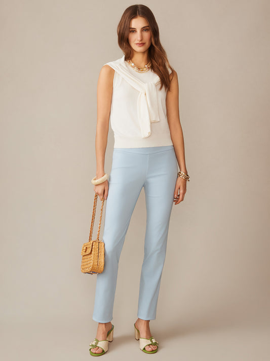 J.McLaughlin Masie pants in sky blue made with amelia cloth