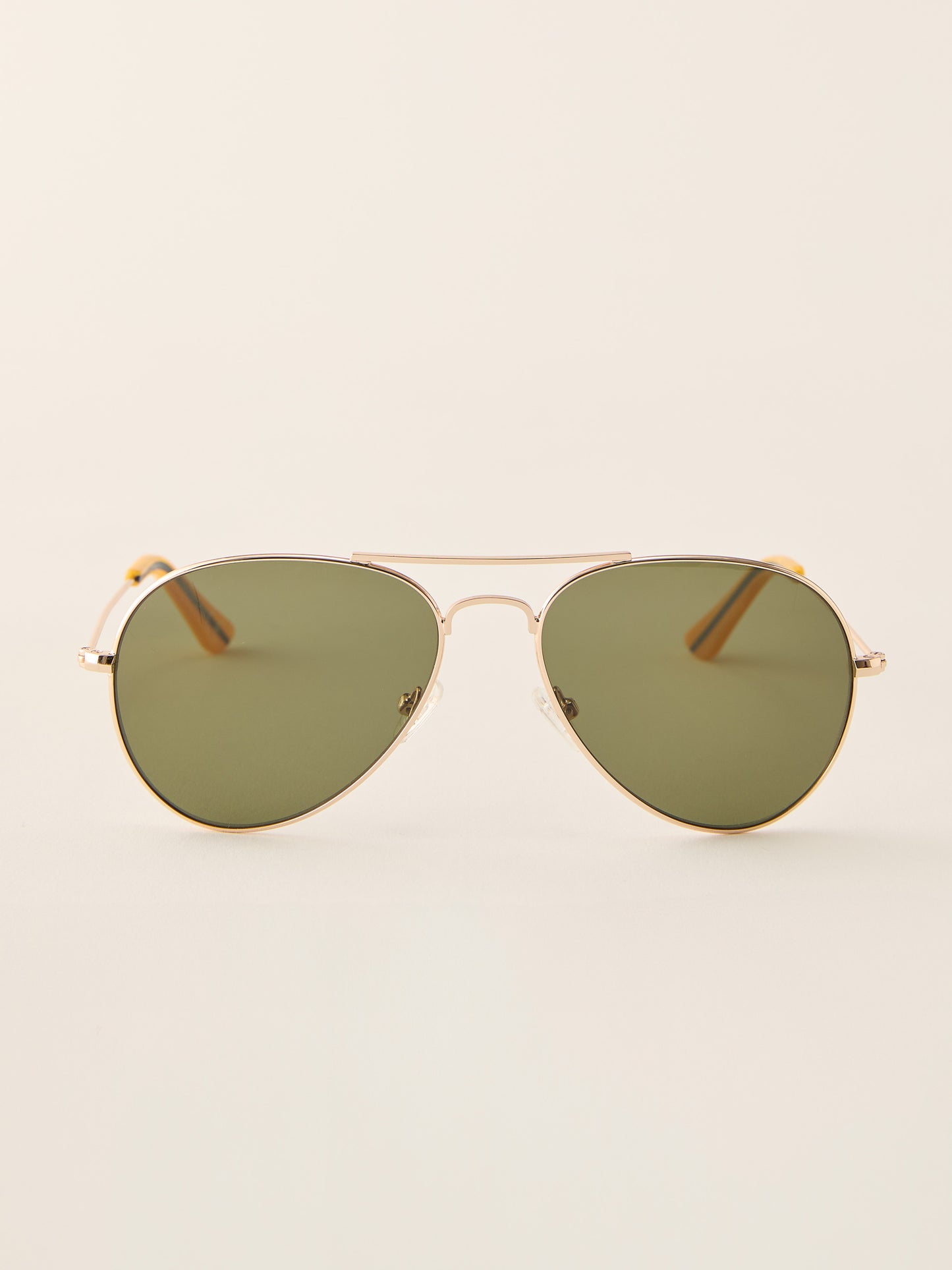 J.McLaughlin Maverick sunglasses 
 in Dark Green/Gold made with metal.