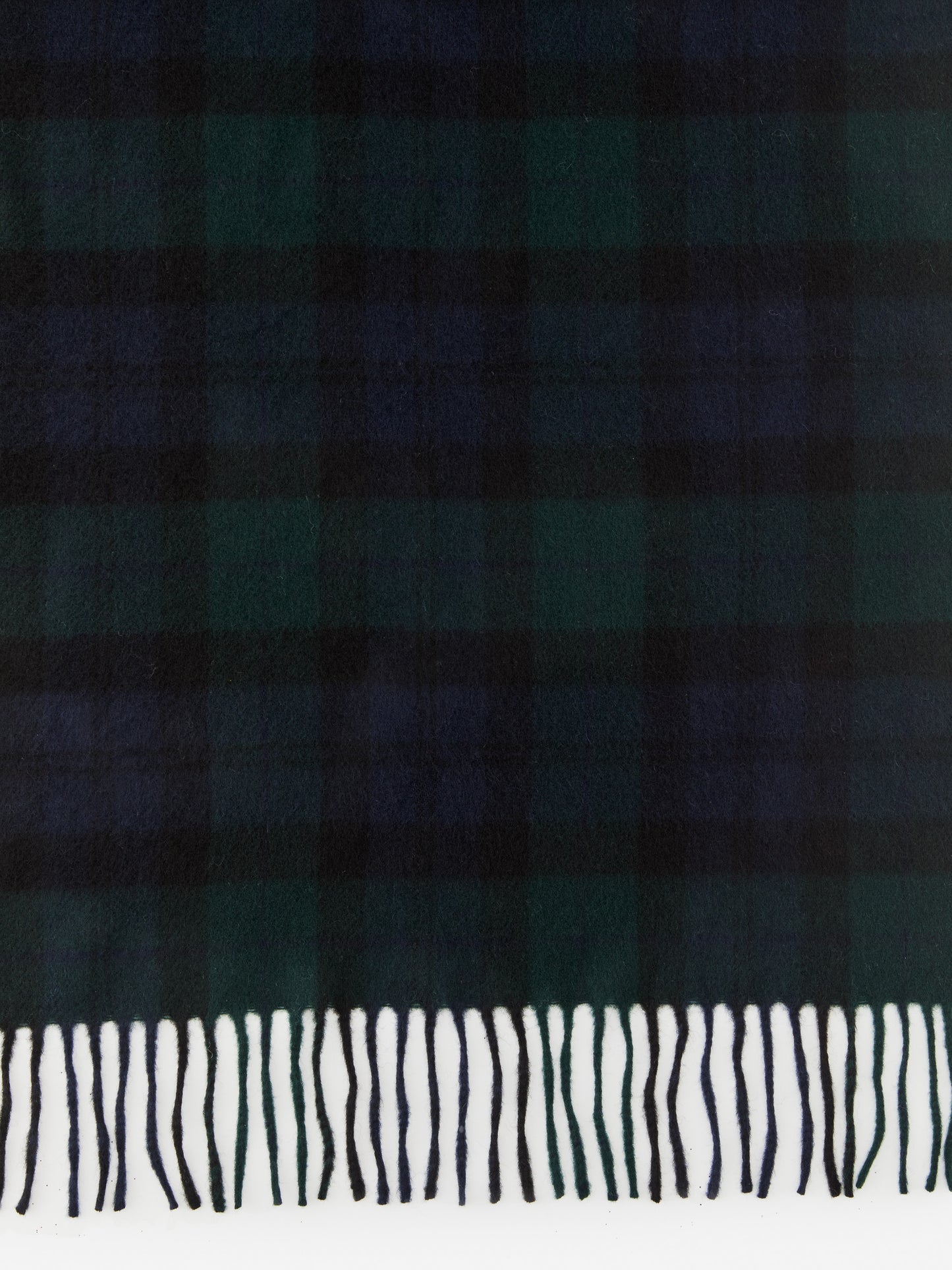 J.McLaughlin men's scarf in navy/green made with wool.
