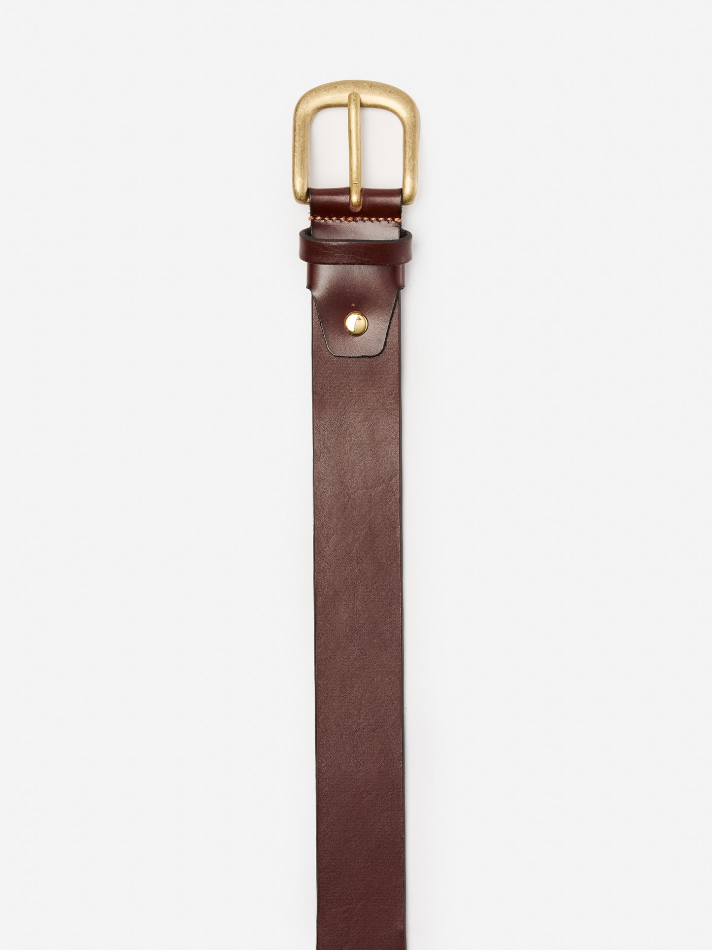 J.McLaughlin Men's Tuscan Leather belt in brown made with leather.