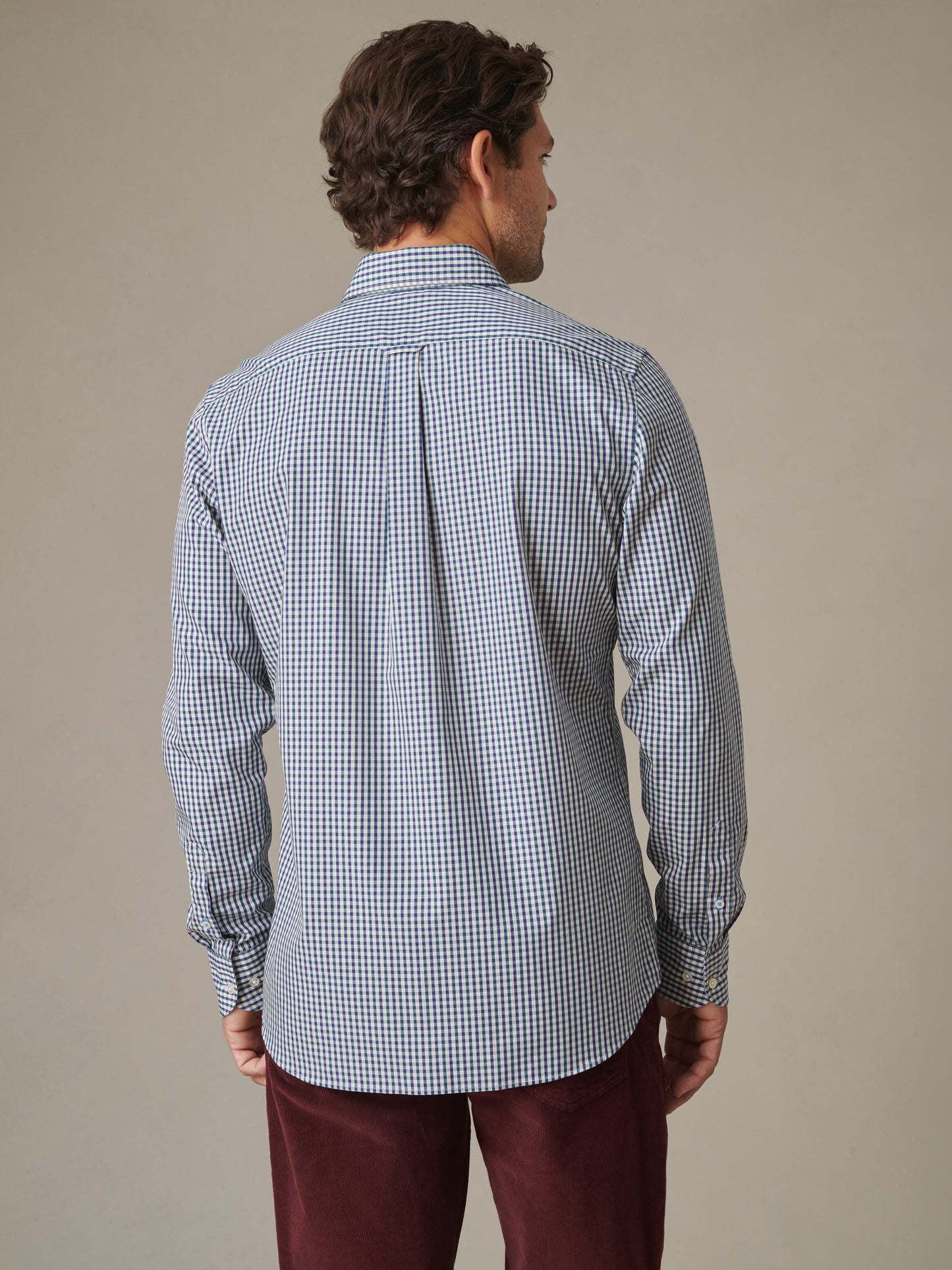 Gramercy Cotton Shirt in Gingham Multi
