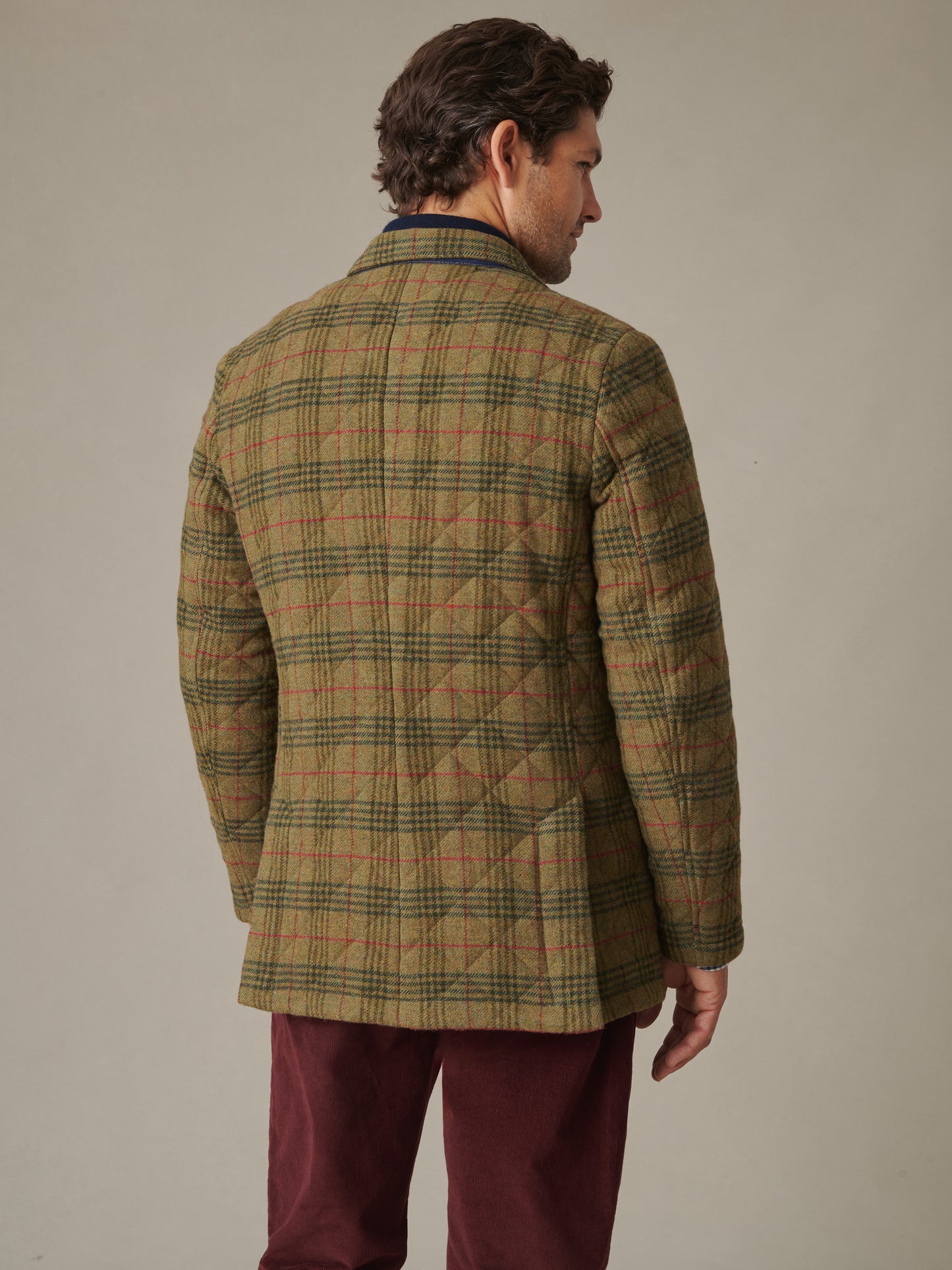 Spencer Quilted Jacket in Plaid