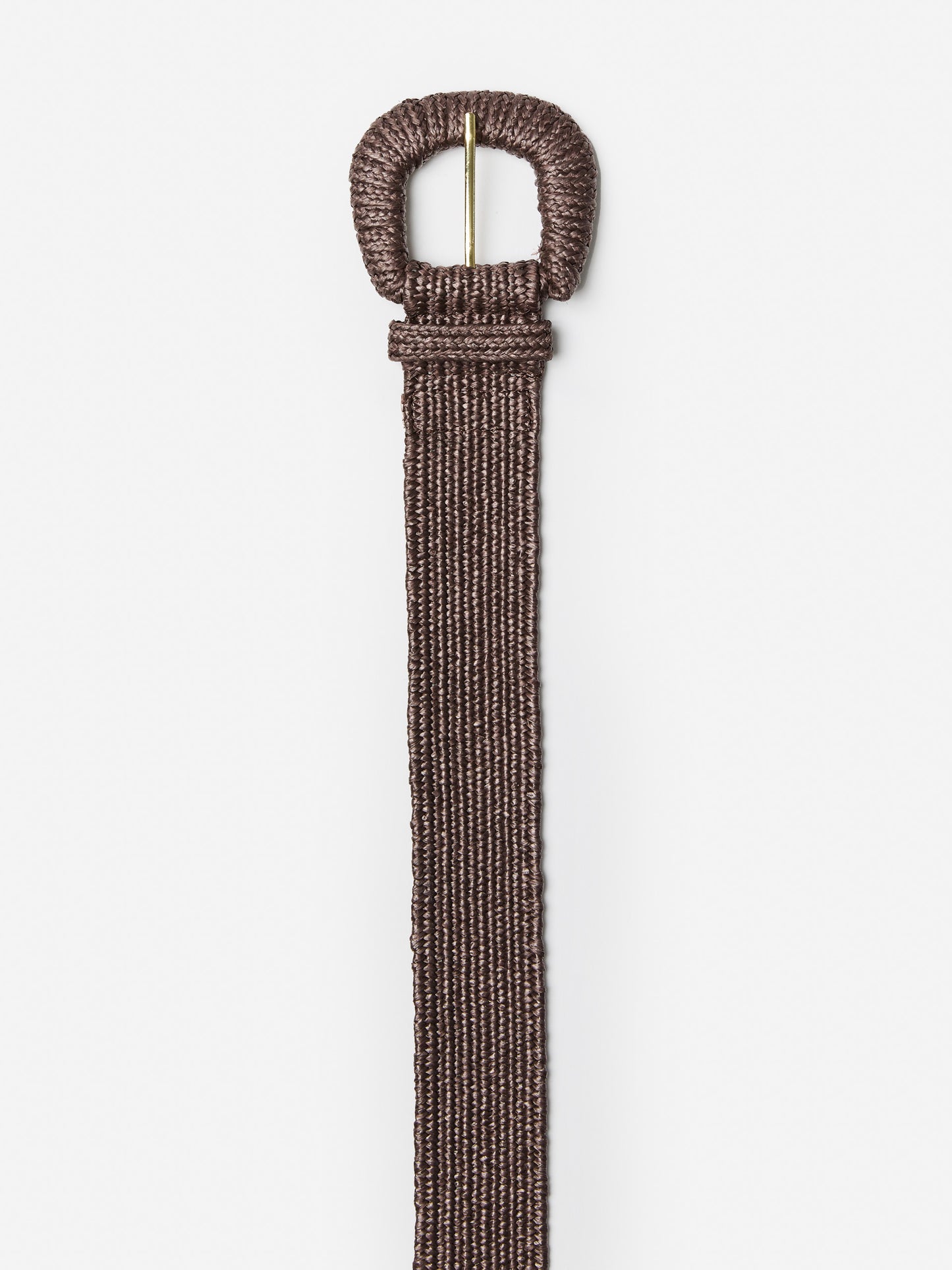 J.McLaughlin Mildred belt in brown made with raffia. 