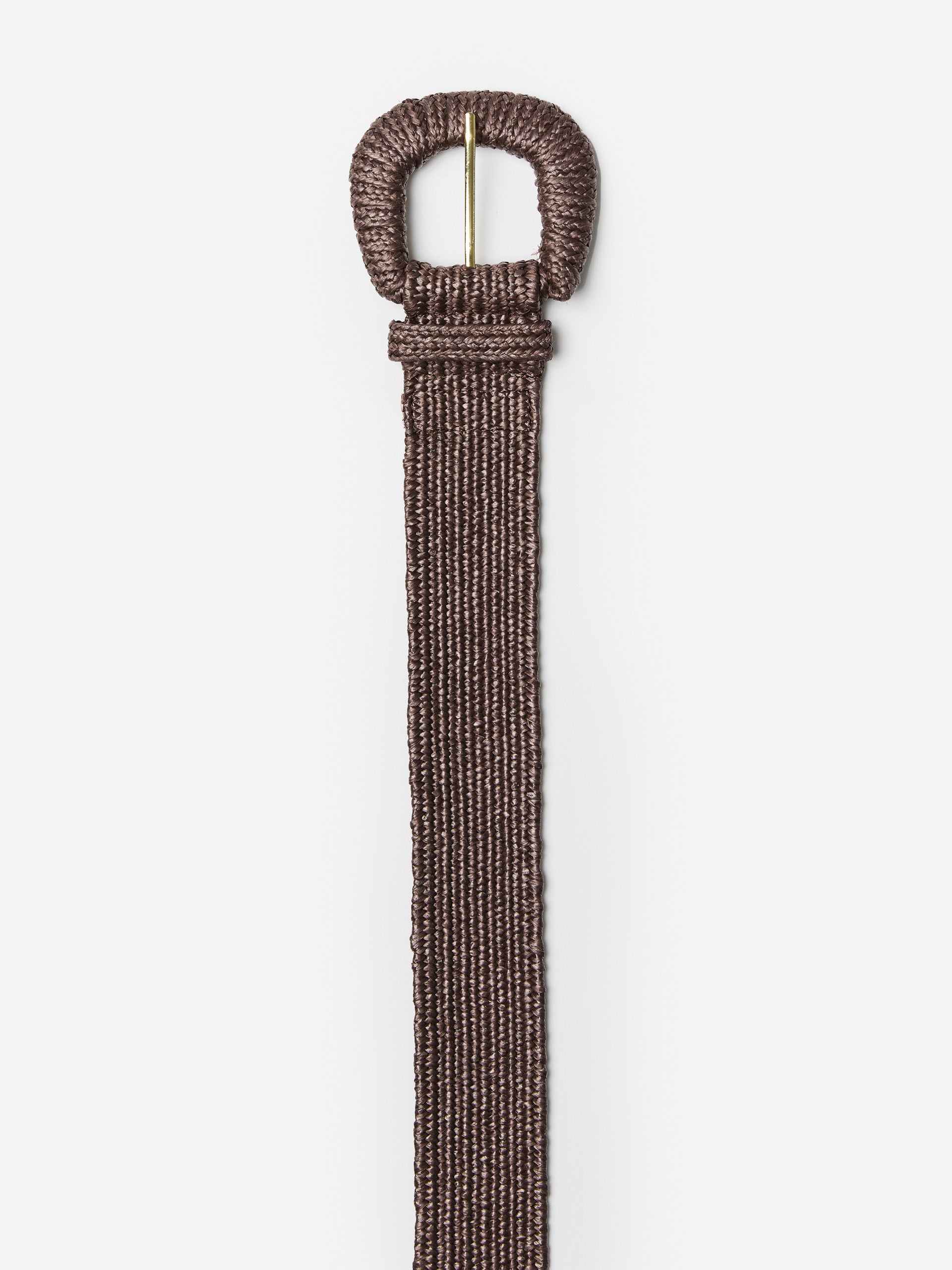 J.McLaughlin Mildred belt in brown made with raffia. 
