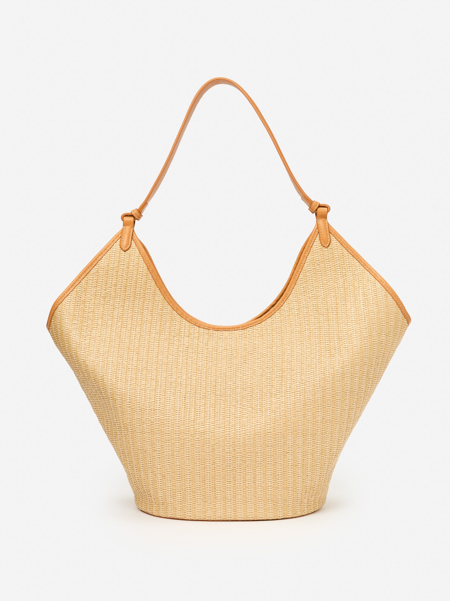 J.McLaughlin Minetta tote bag in natural made with straw.