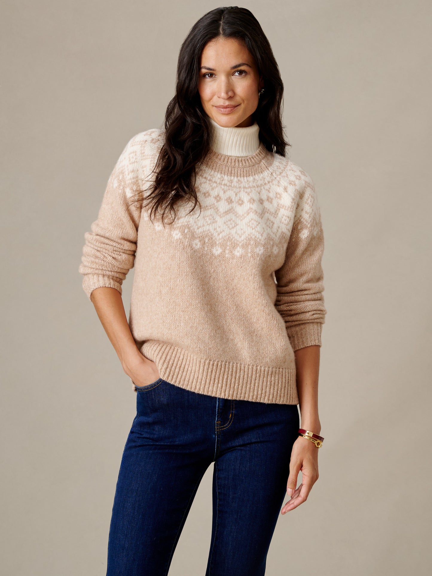 Molly Sweater in Fair Isle
