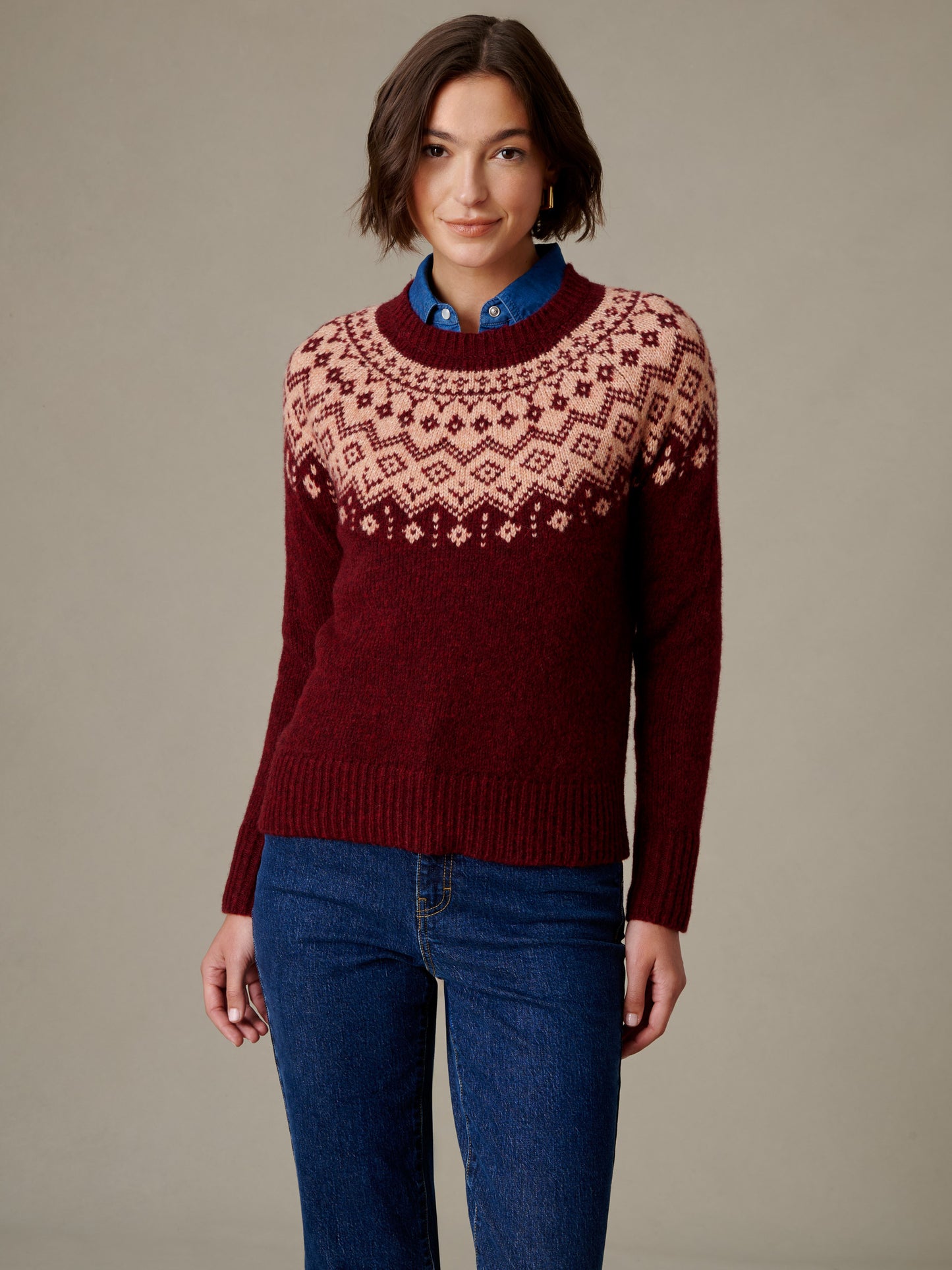 Molly Sweater in Fair Isle