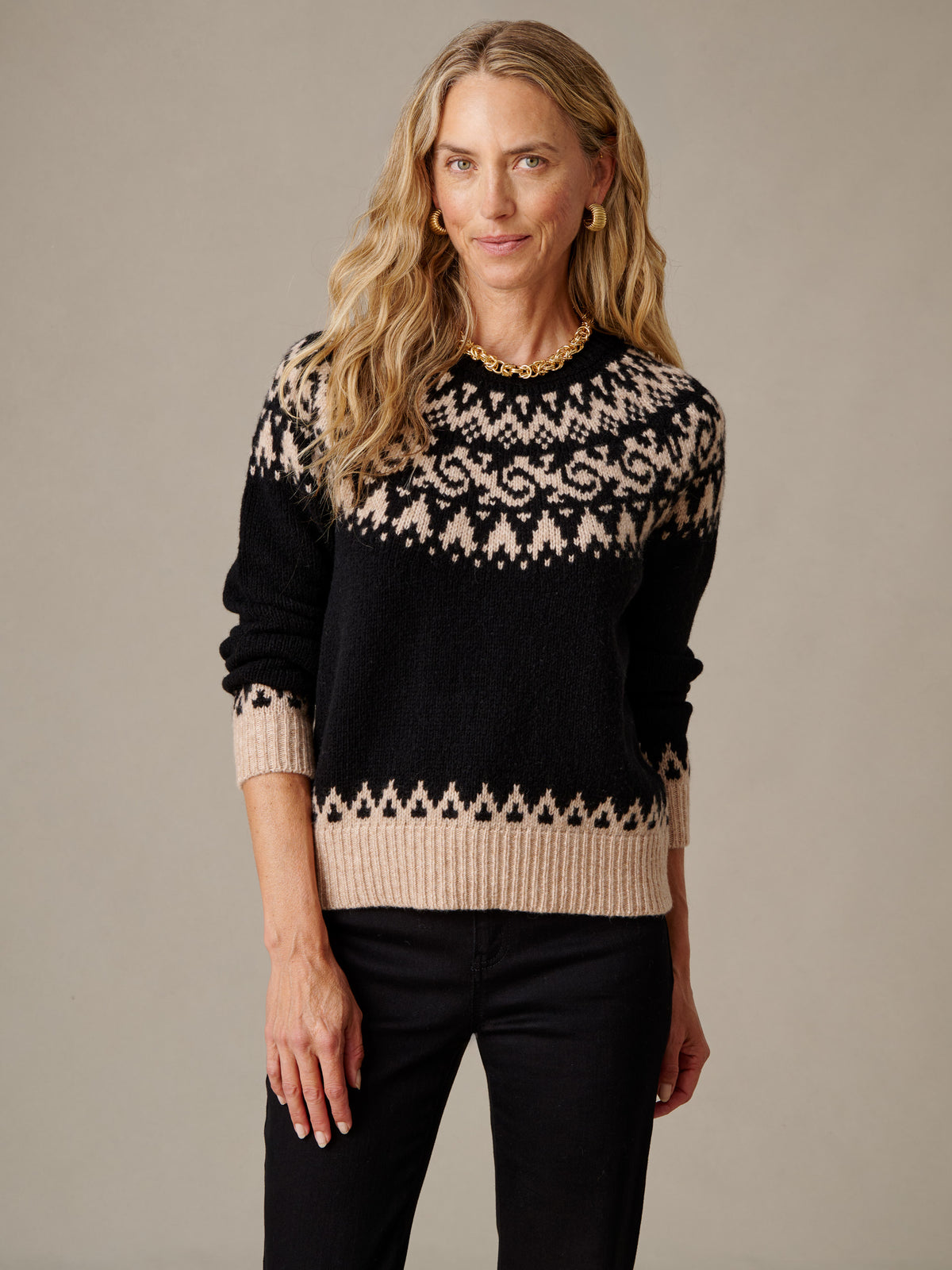 Molly Sweater in Fairisle