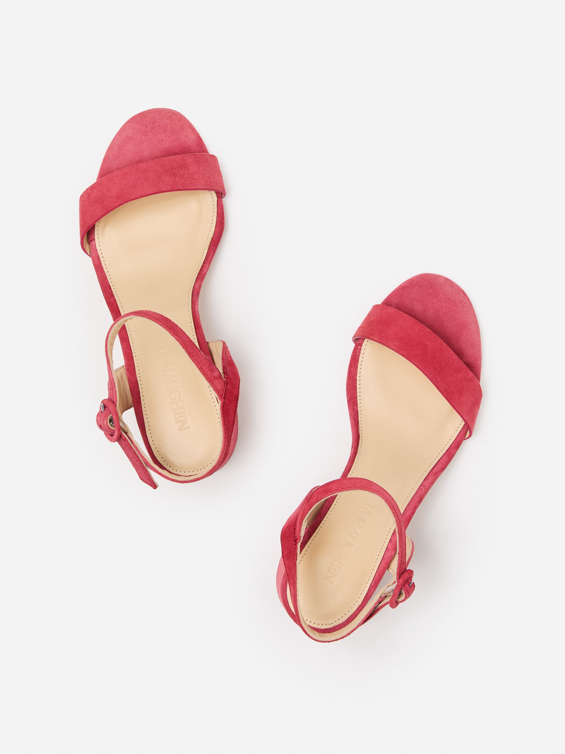 J.McLaughlin Mona shoes in rose made with suede. 