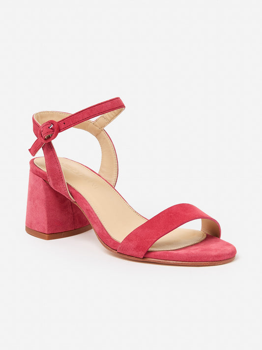J.McLaughlin Mona shoes in rose made with suede. 