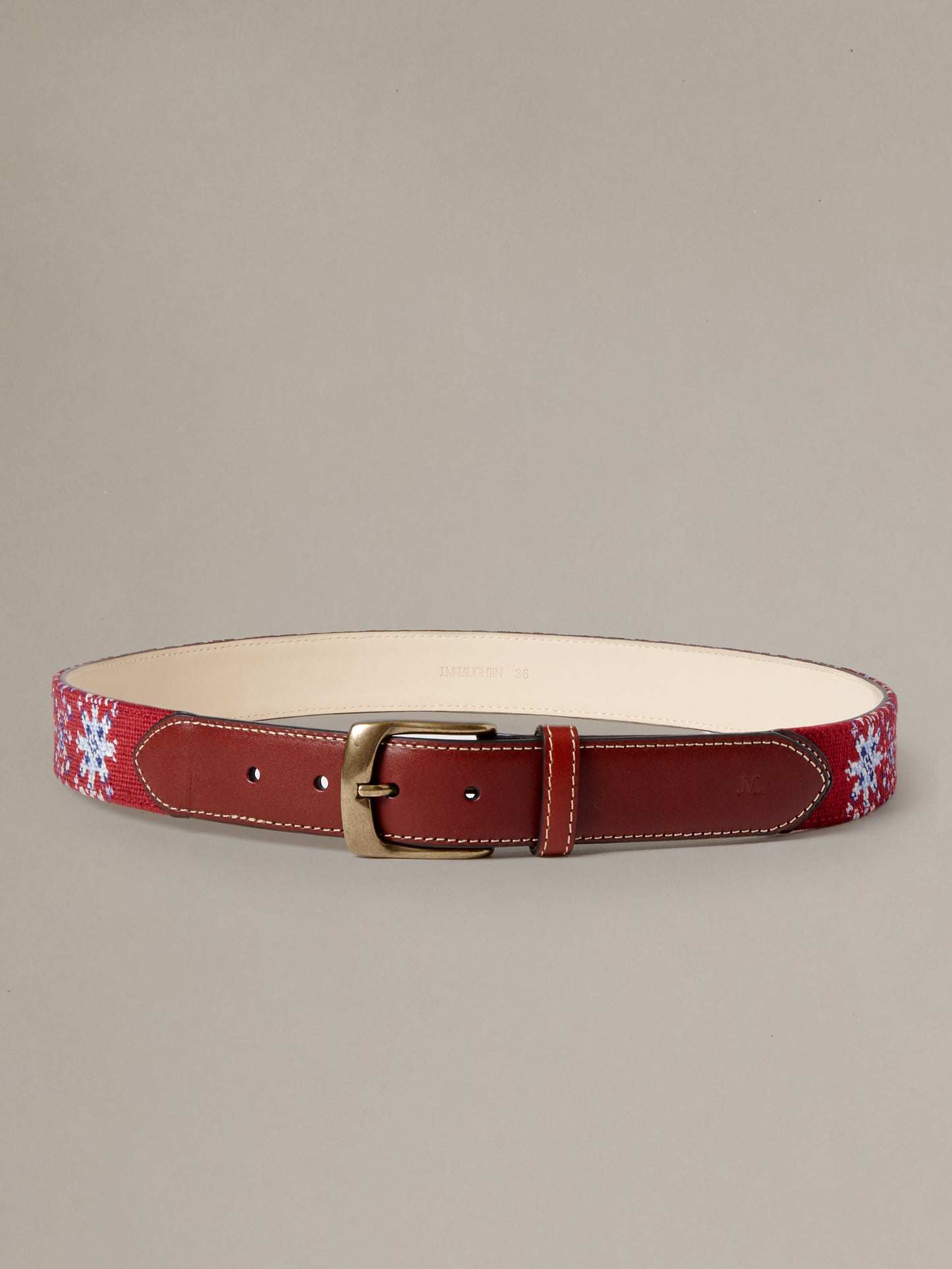Needlepoint Belt in Patriot Mosaic