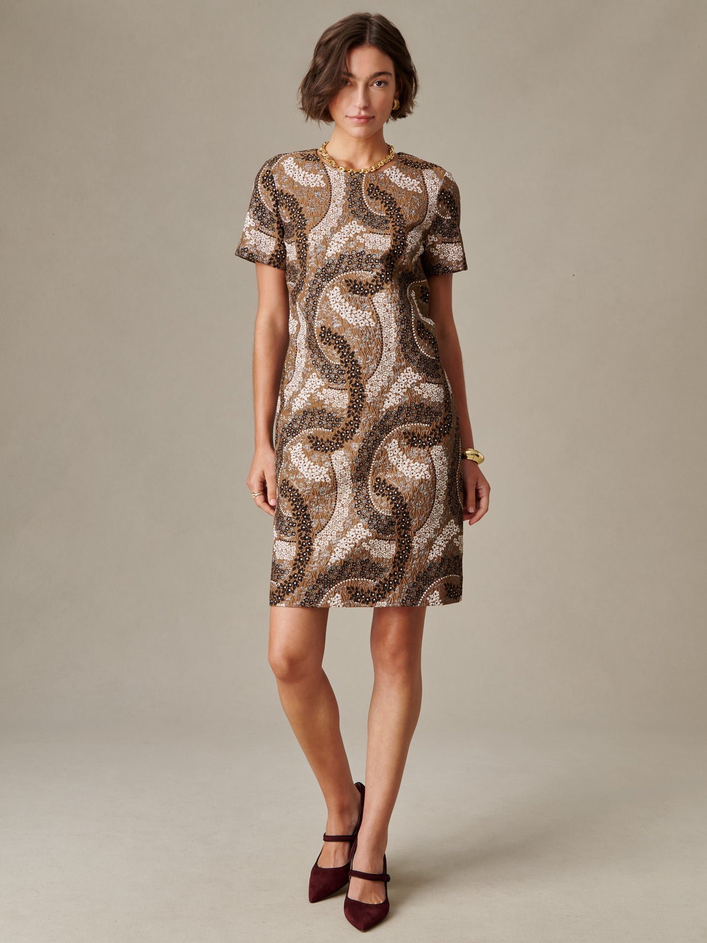 Scarlett Dress in Jacquard