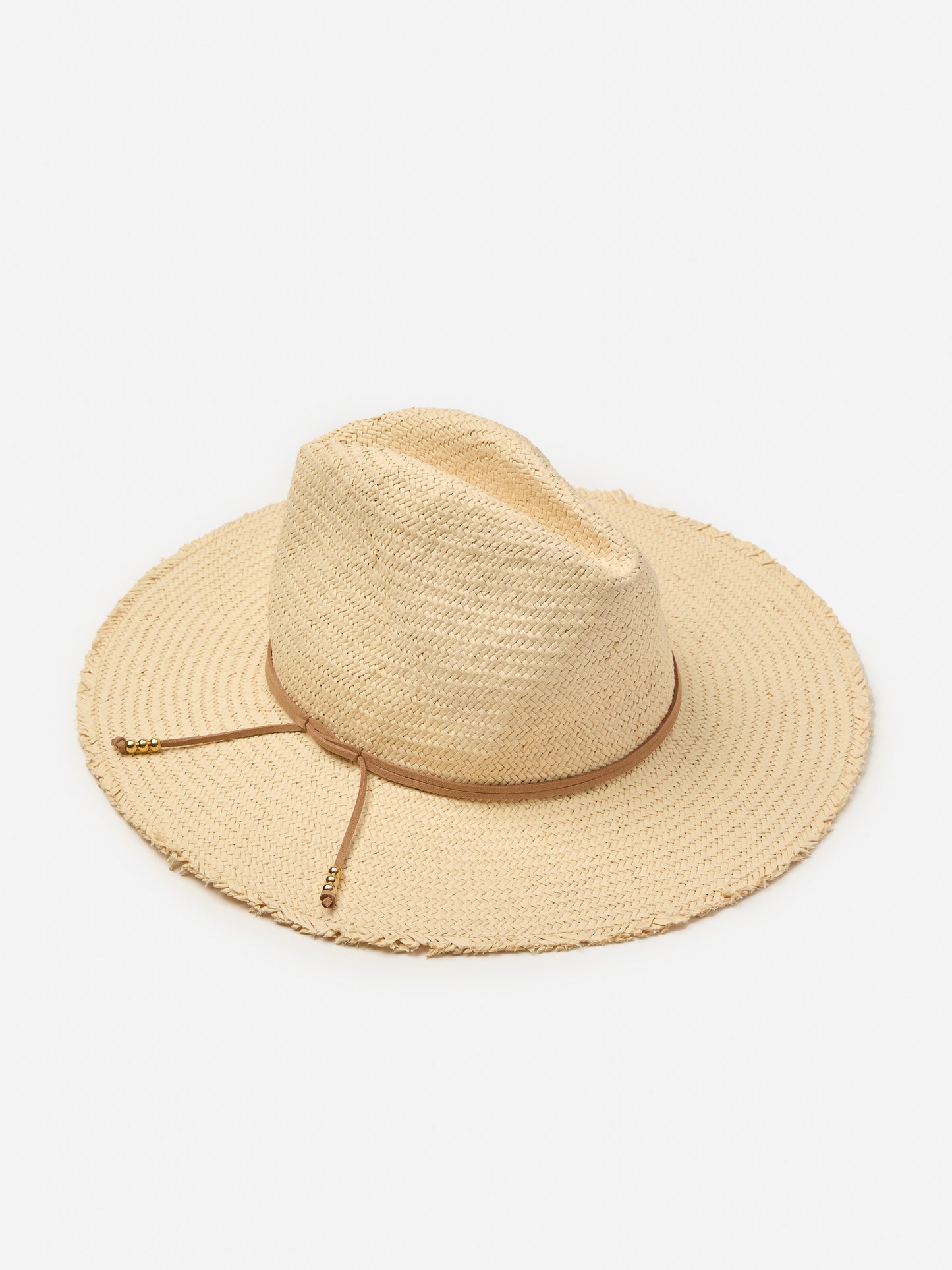 J.McLaughlin Offshore hat in natural made with straw.