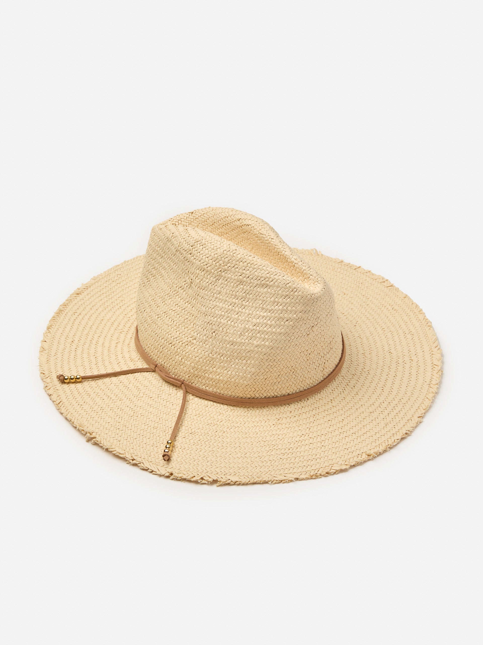 J.McLaughlin Offshore hat in natural made with straw.