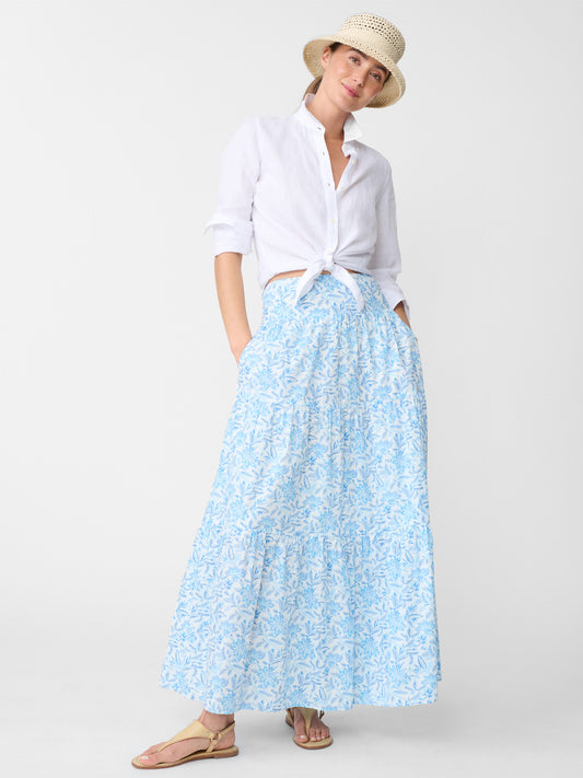 Ophelia Maxi Skirt in Mini Bloomsbury