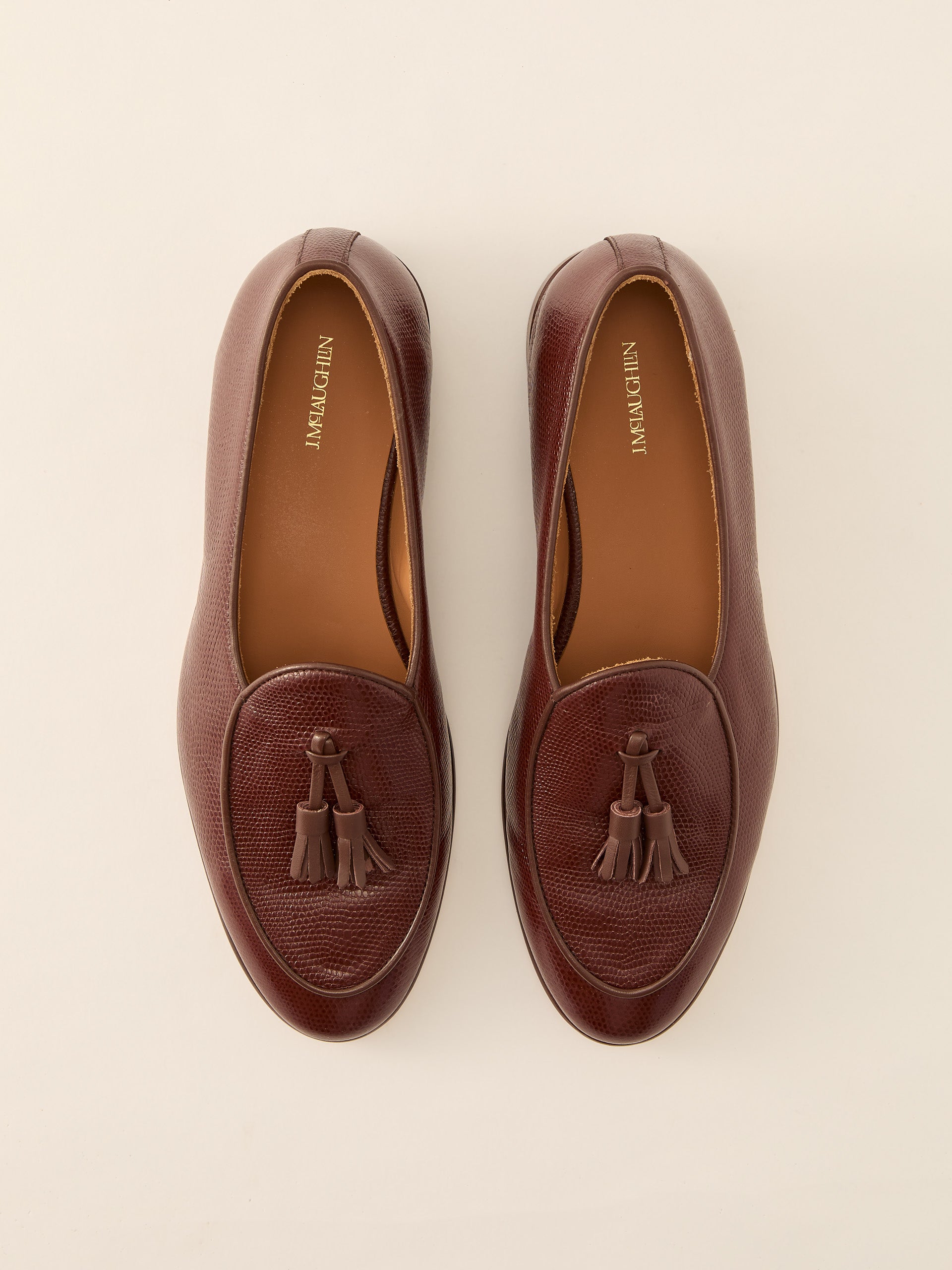 J.McLaughlin Oskar loafers in Brown made with Leather. 