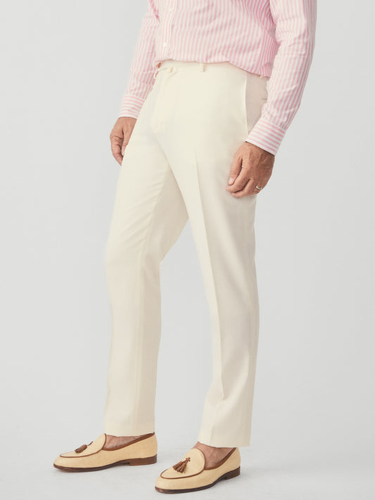 J.McLaughlin Oxford pants in off white made with wool.