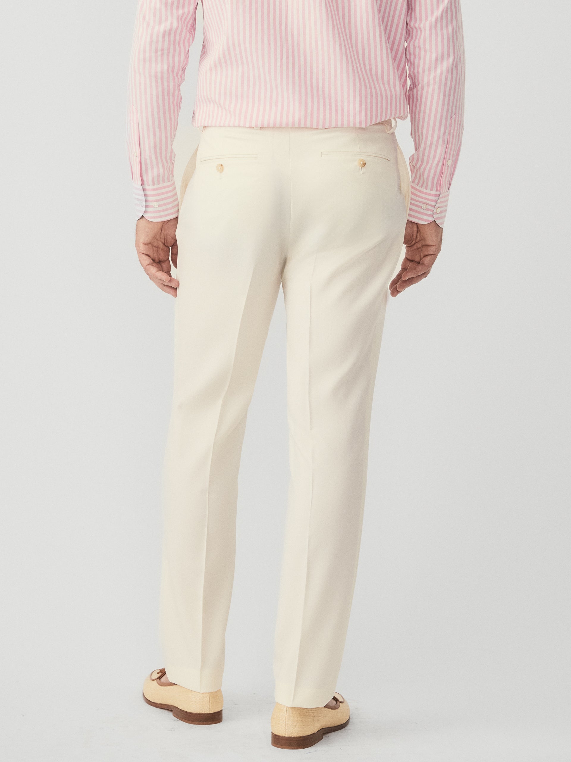 J.McLaughlin Oxford pants in off white made with wool.