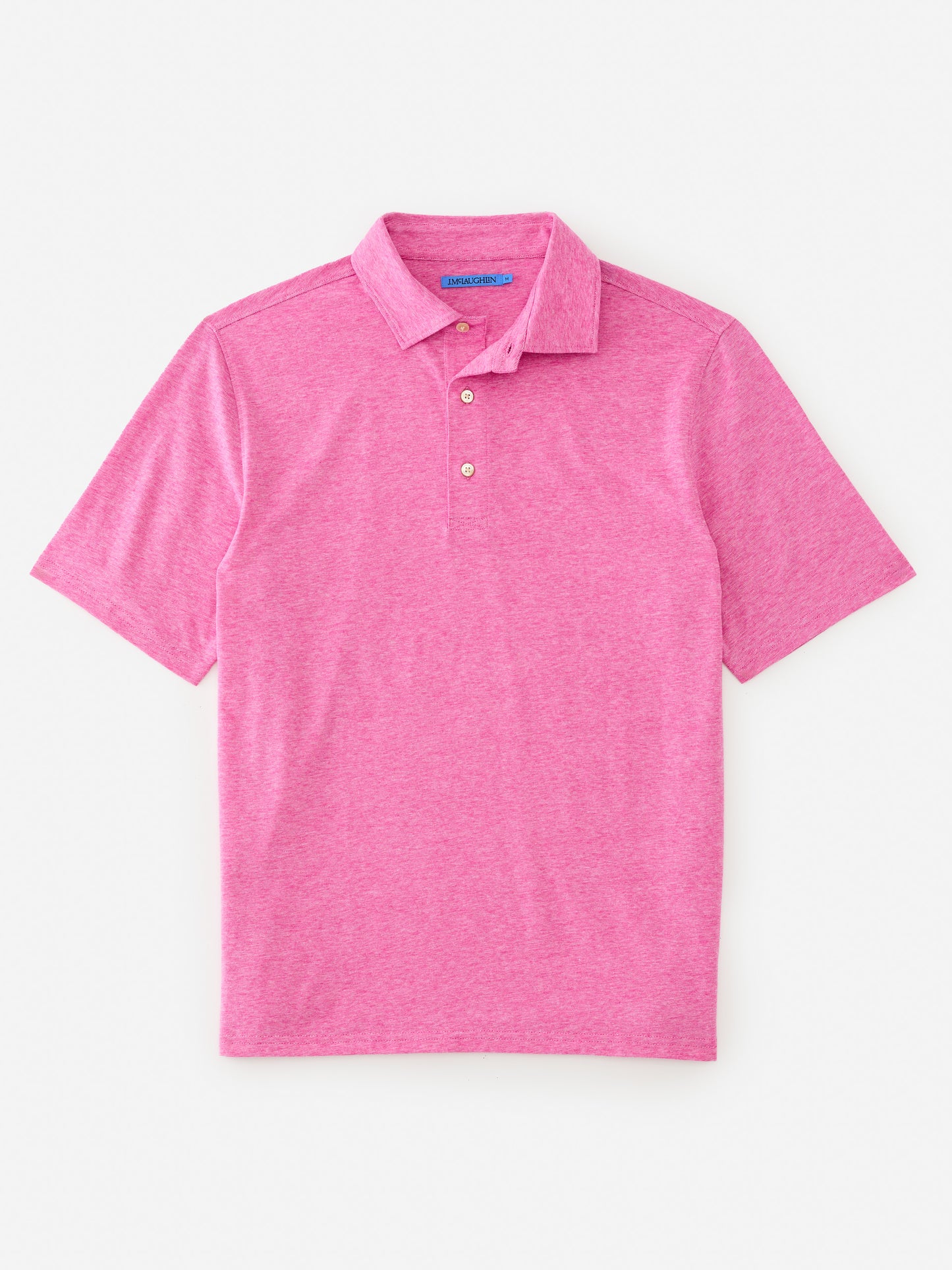 J.McLaughlin Peak polo in pink made with polyester. 