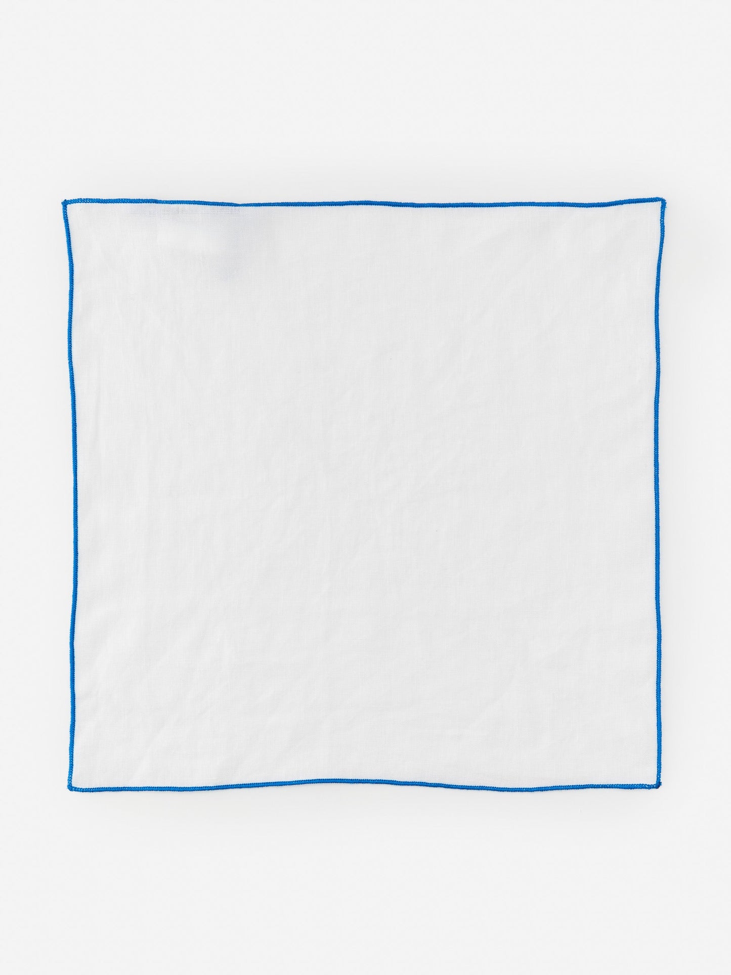 J.McLaughlin pocket square in white made with linen.