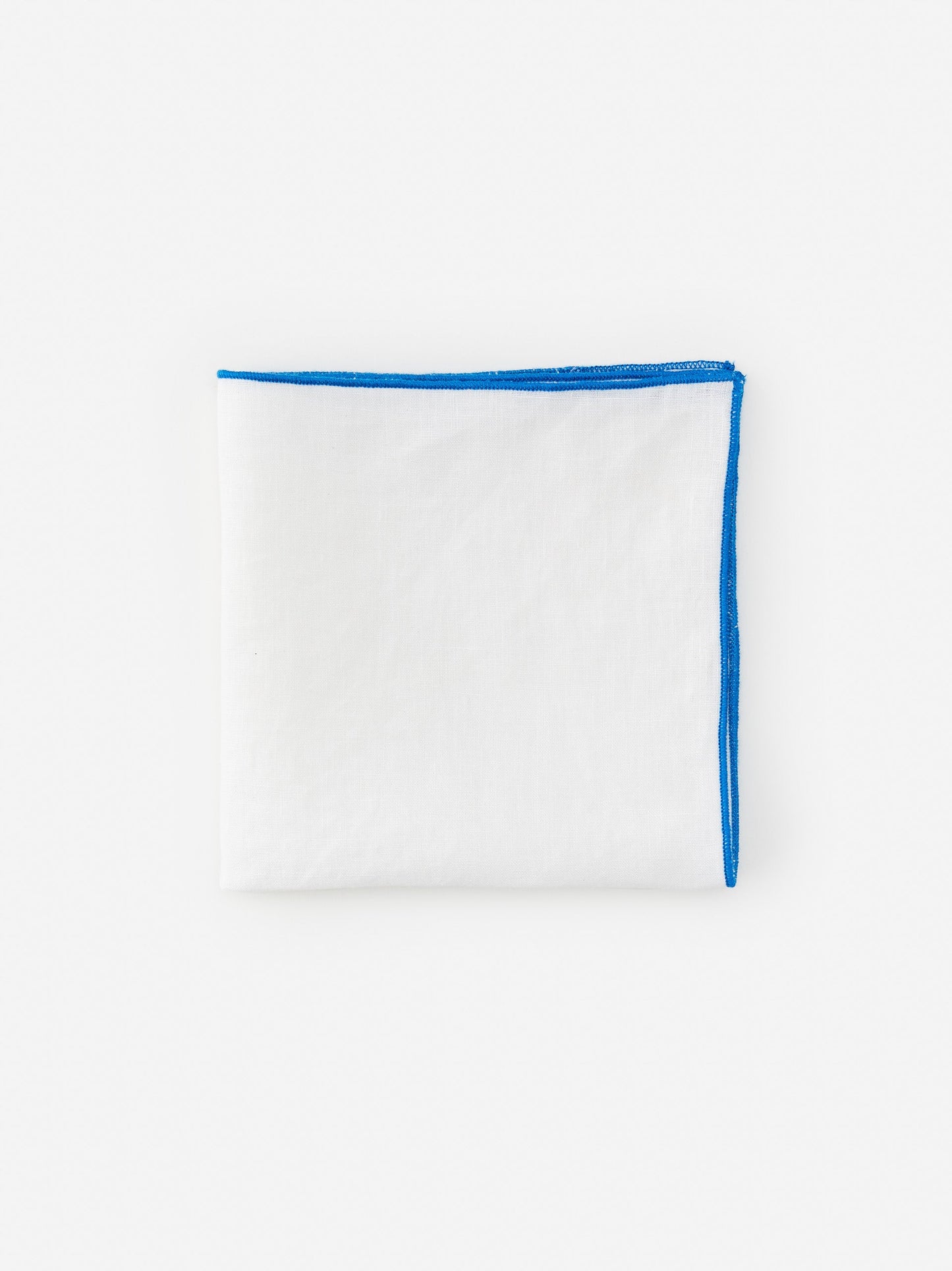 J.McLaughlin pocket square in white made with linen.