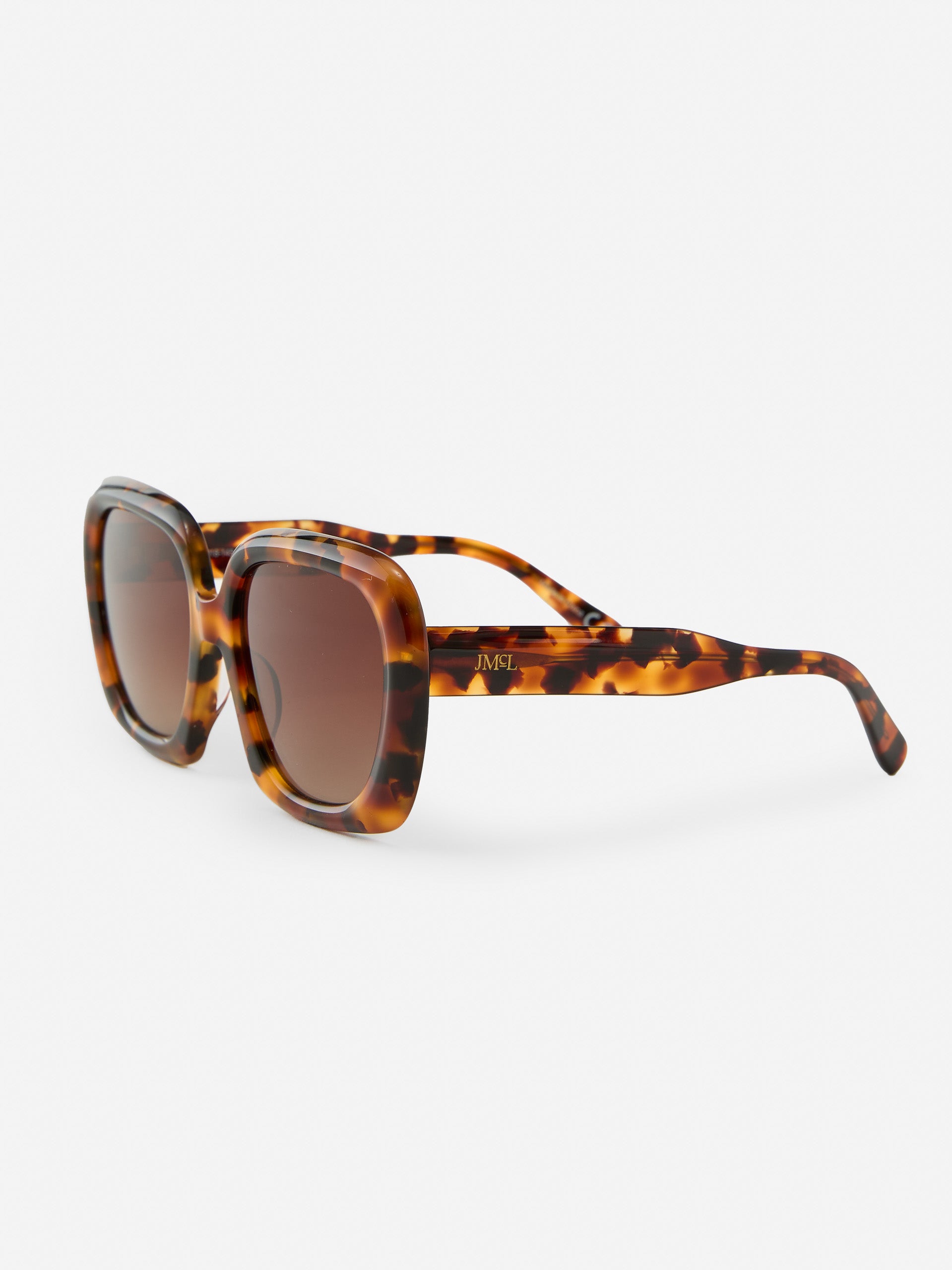 J.McLaughlin Riley sunglasses in brown made with acetate.