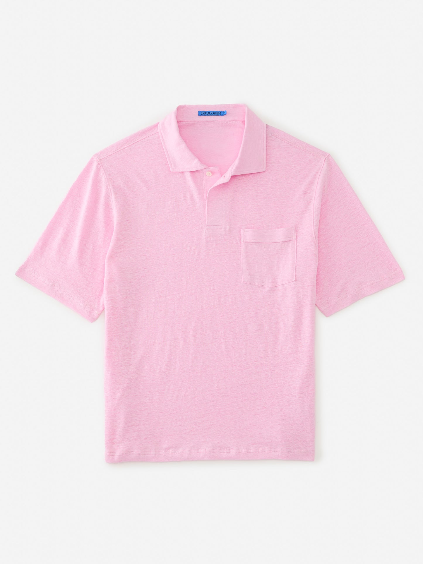 J.McLaughlin Riva polo in quartz made with linen.