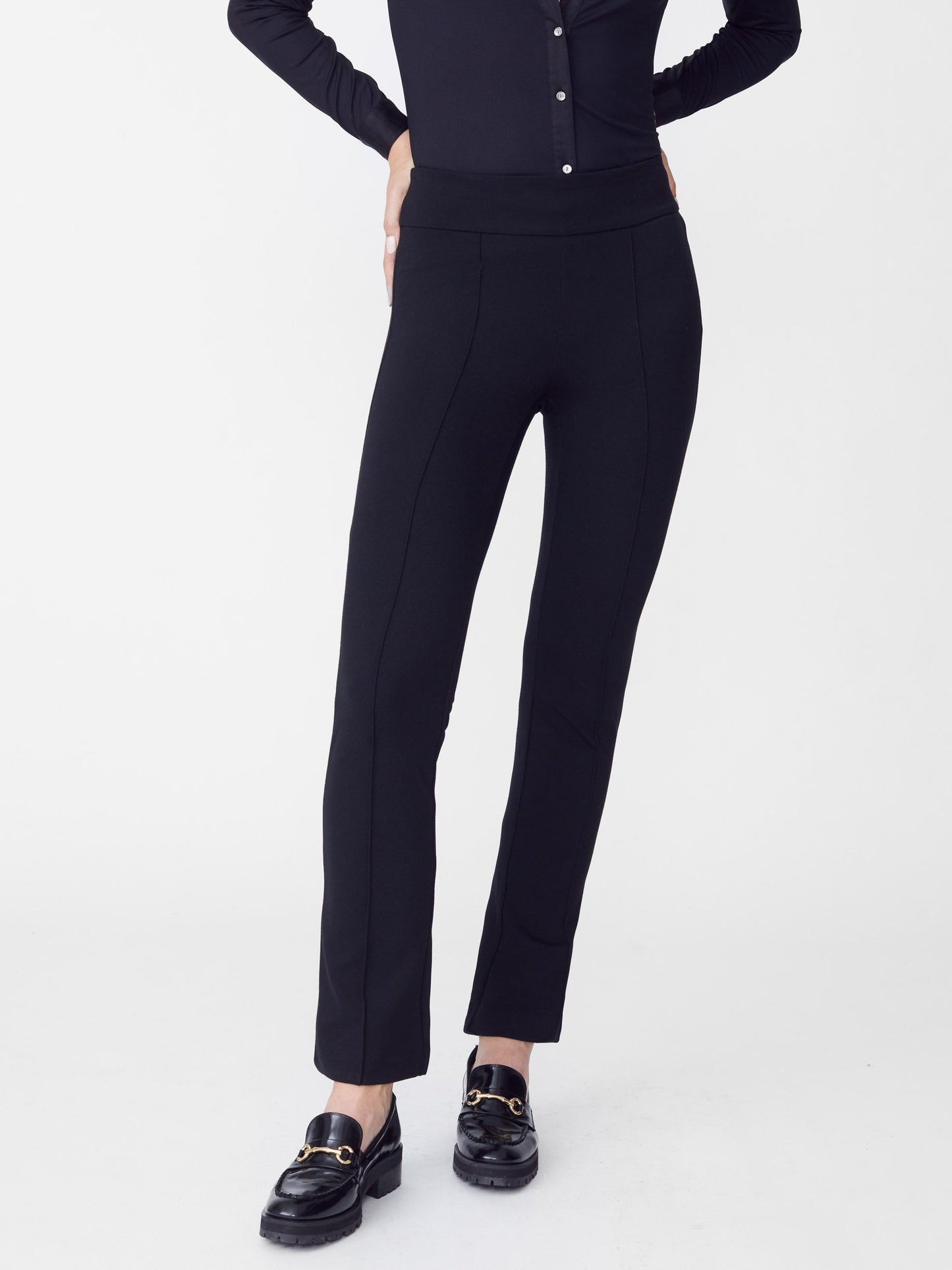 Winter_Navy Solid Rylie Pants | Women's Pants | J.McLaughlin – J ...