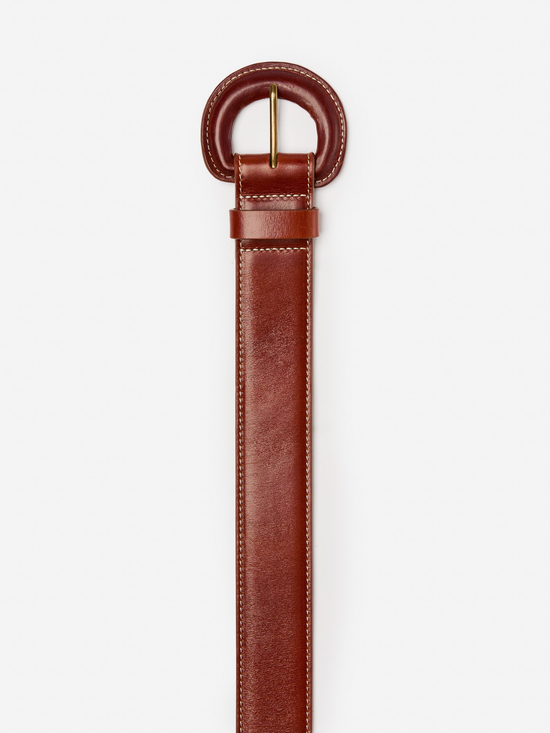 J.McLaughlin Sedona belt in dark vachetta made with leather.