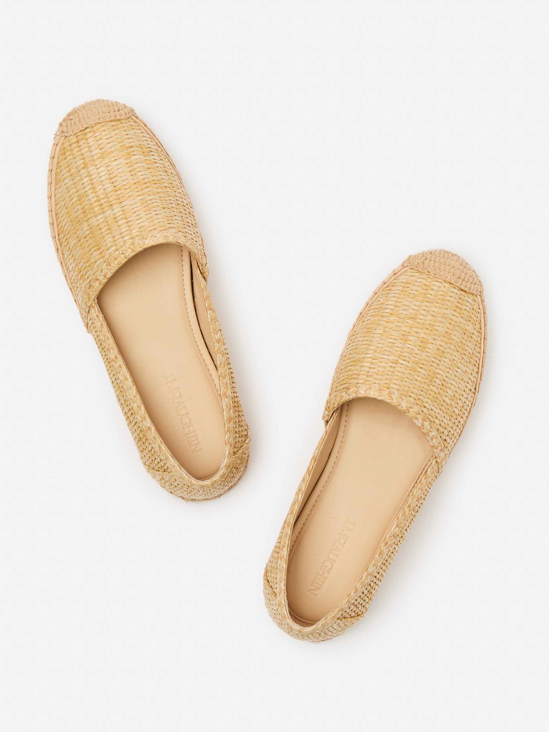 J.McLaughlin Shira espadrilles in natural made with polypropylene.