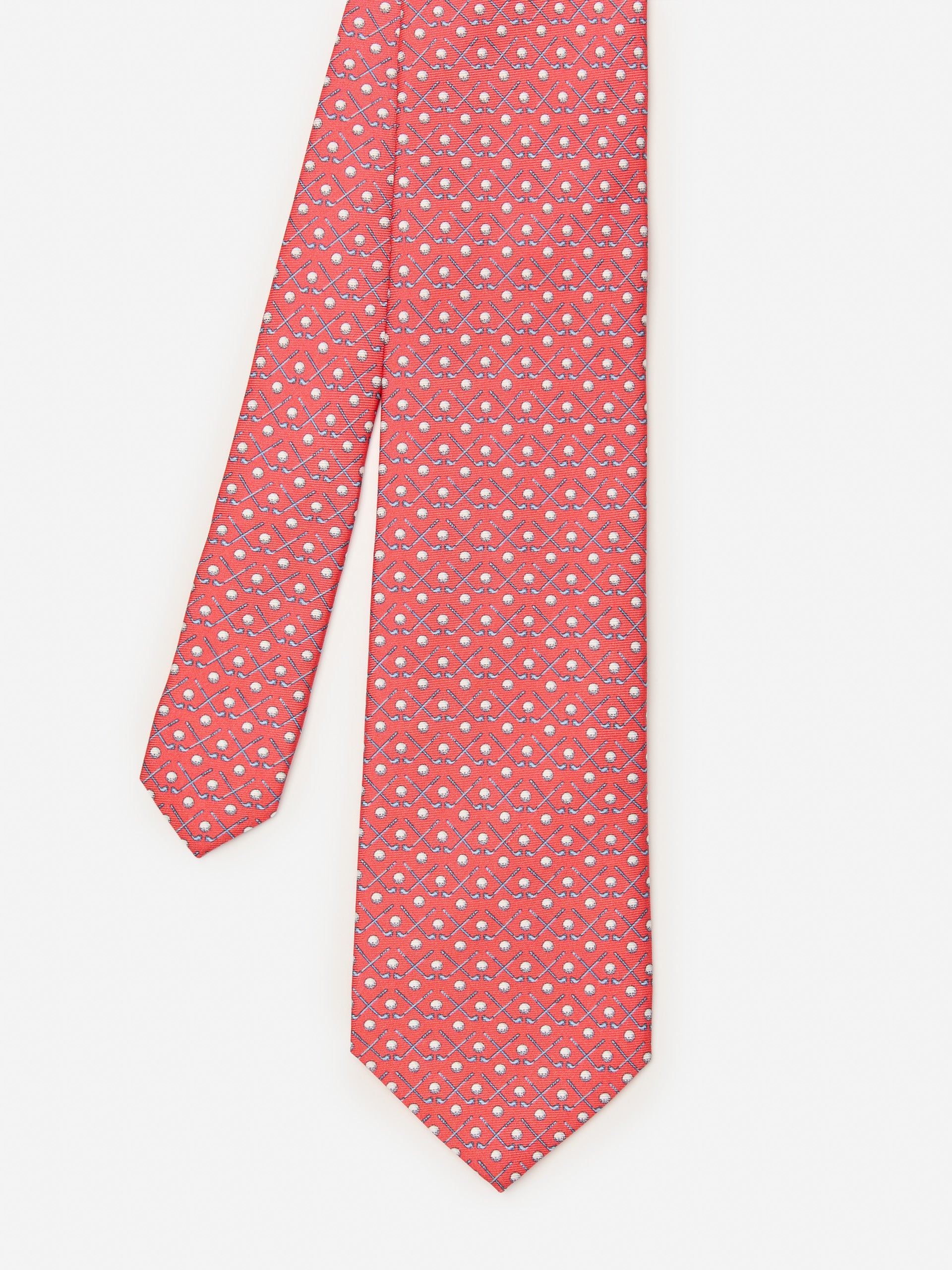 J.McLaughlin tie in red made with silk.