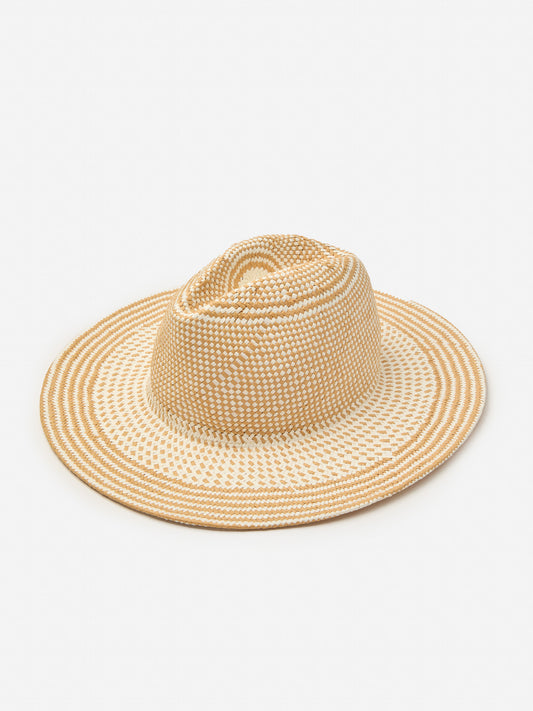 J.McLaughlin Sundrift hat in natural made with straw.