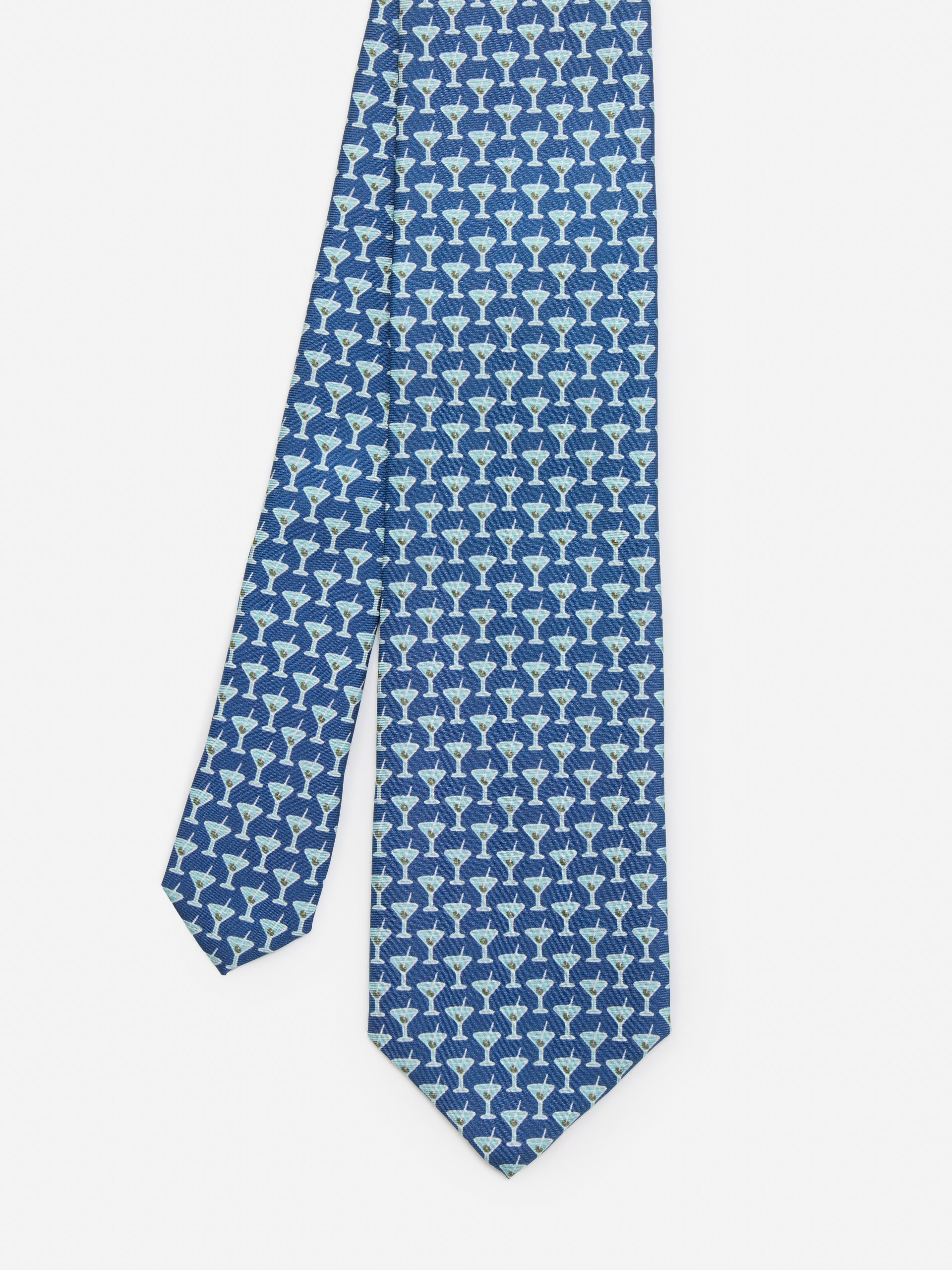 J.McLaughlin tie in navy made with silk.