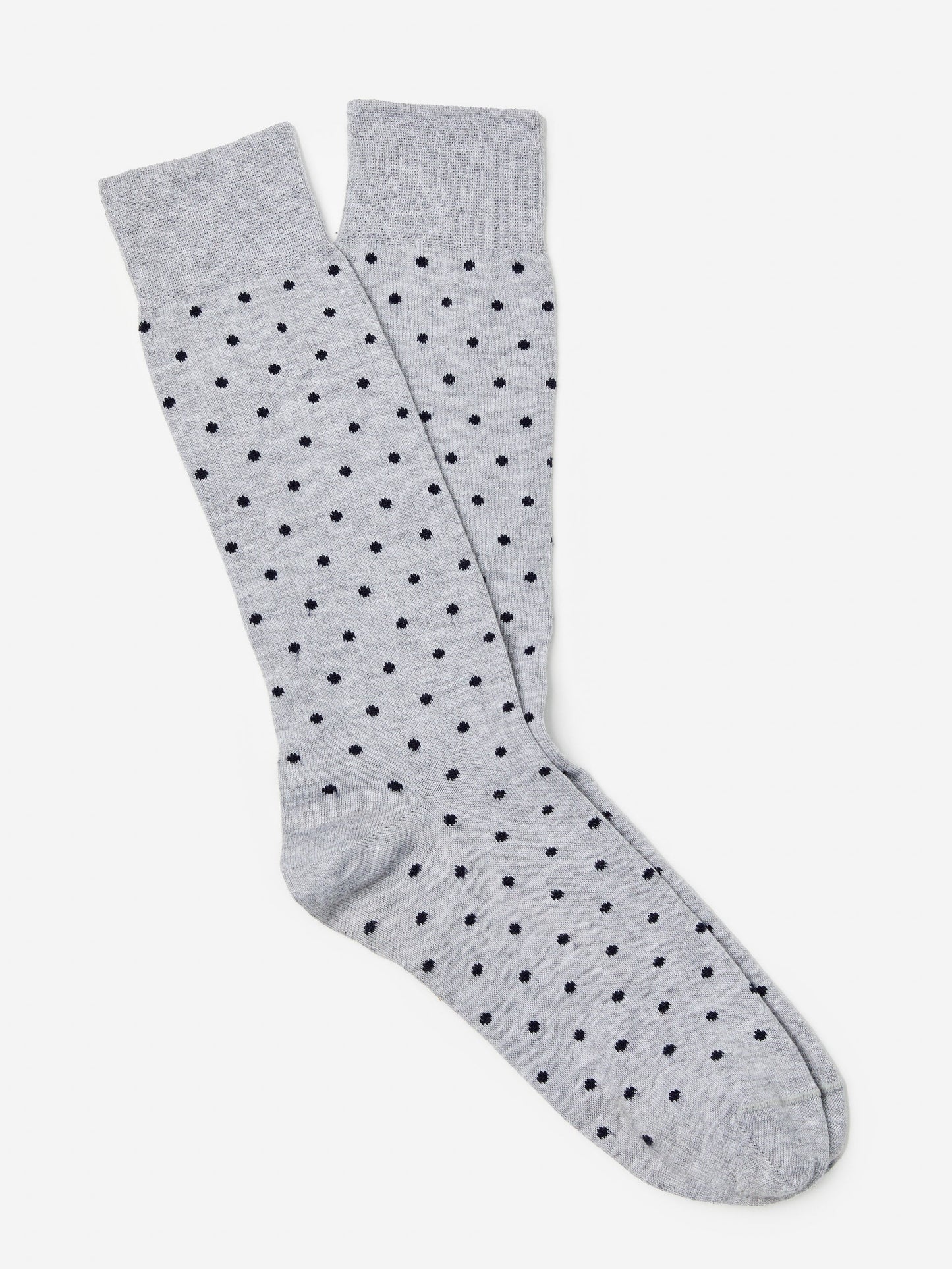 J.McLaughlin socks in light heather gray/navy made with cotton.