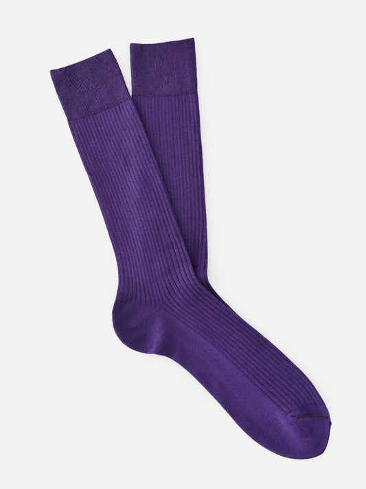 J.McLaughlin Socks in purple made with pima cotton.