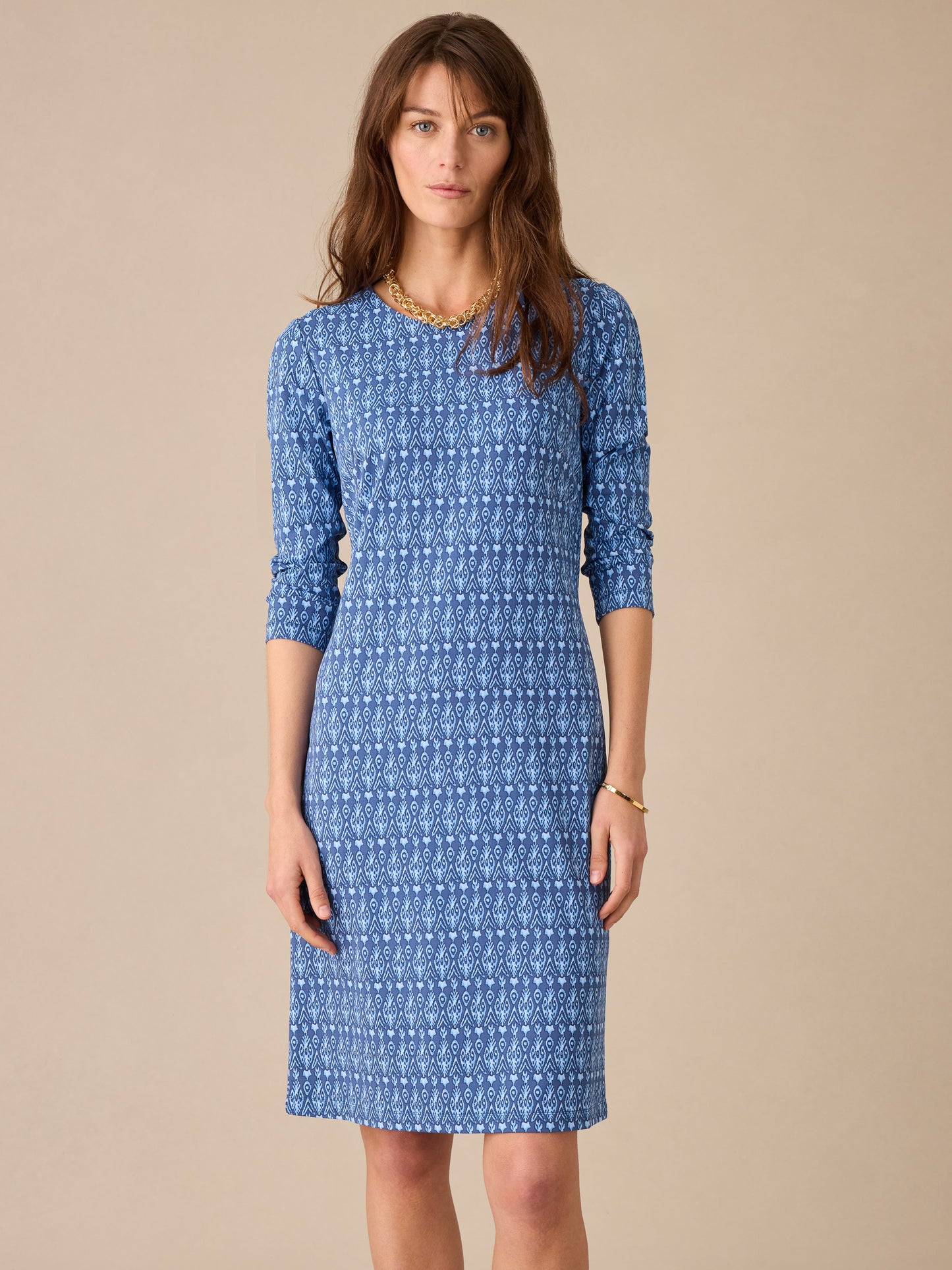 Sophia Dress in Neo Jewel Ikat
