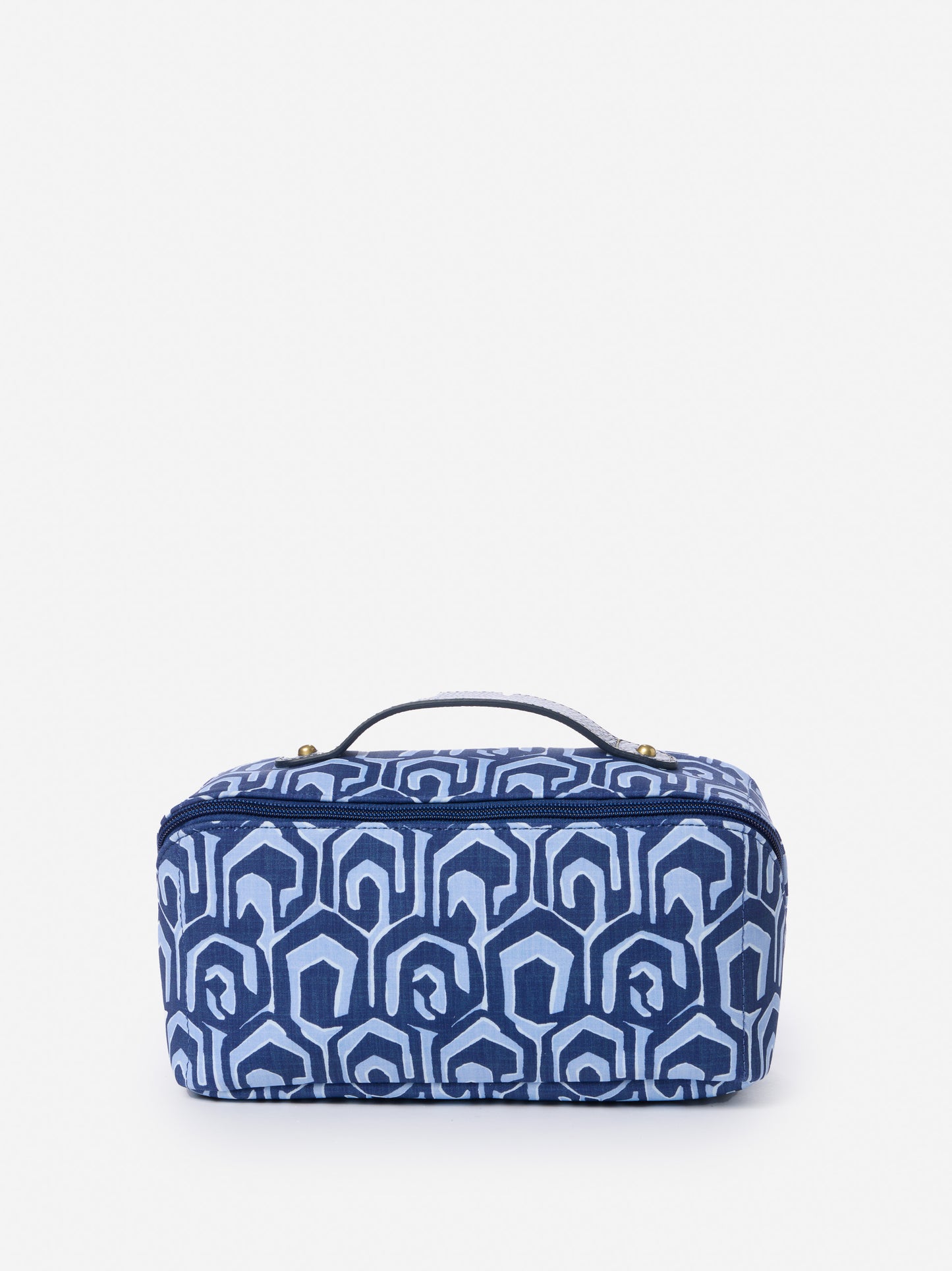 J.McLaughlin Stash bag in navy/dark blue made with nylon.