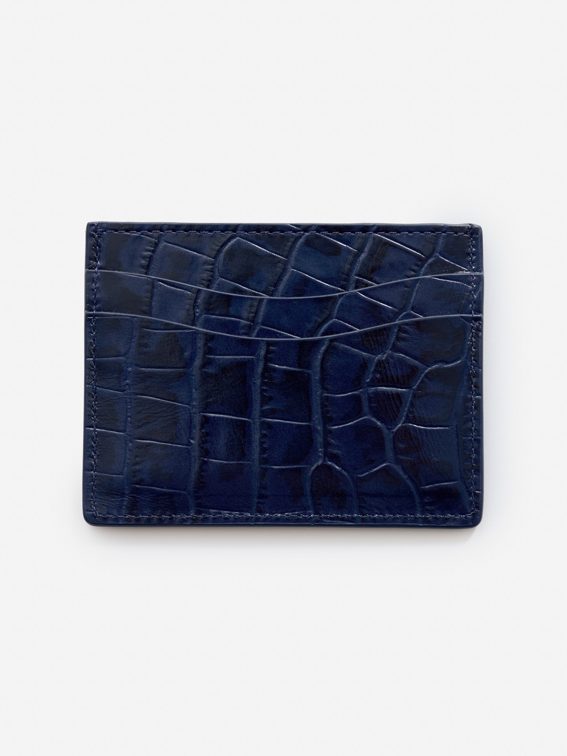 J.McLaughlin Cardcase in deep blue made with leather.