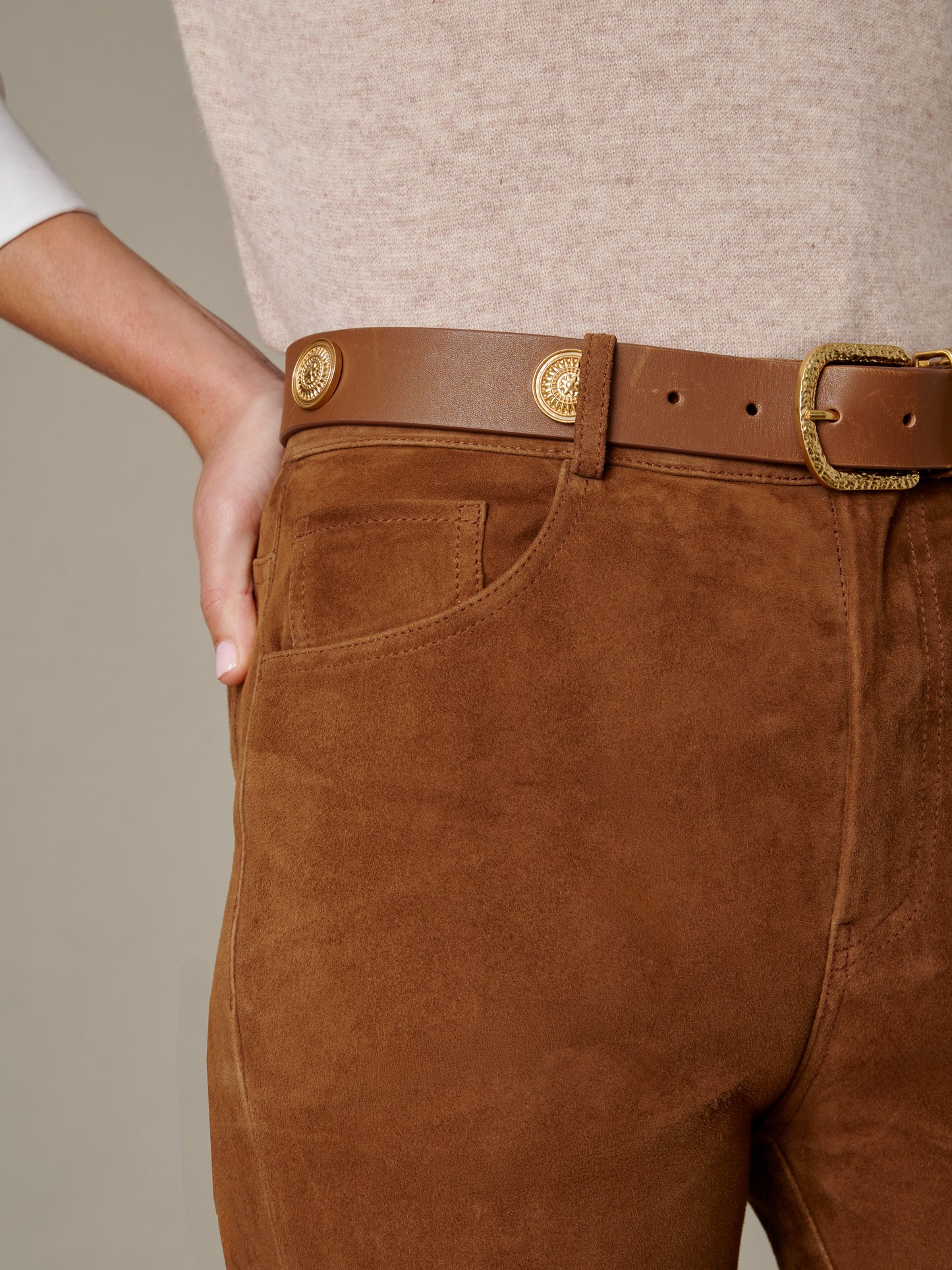 Domino Suede Pants